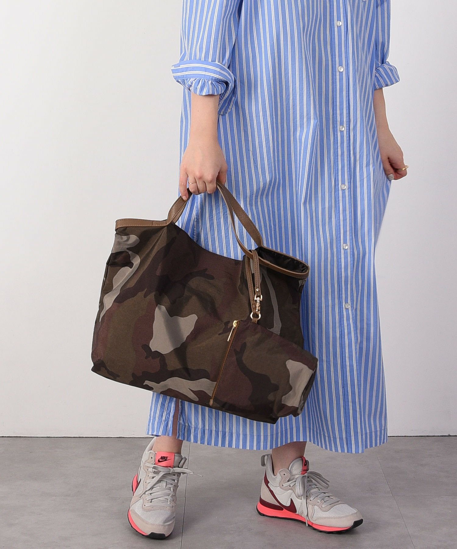 COCO3 迷彩柄トートバッグ スーパーSALE20％OFF COOCO クーコ 迷彩柄 