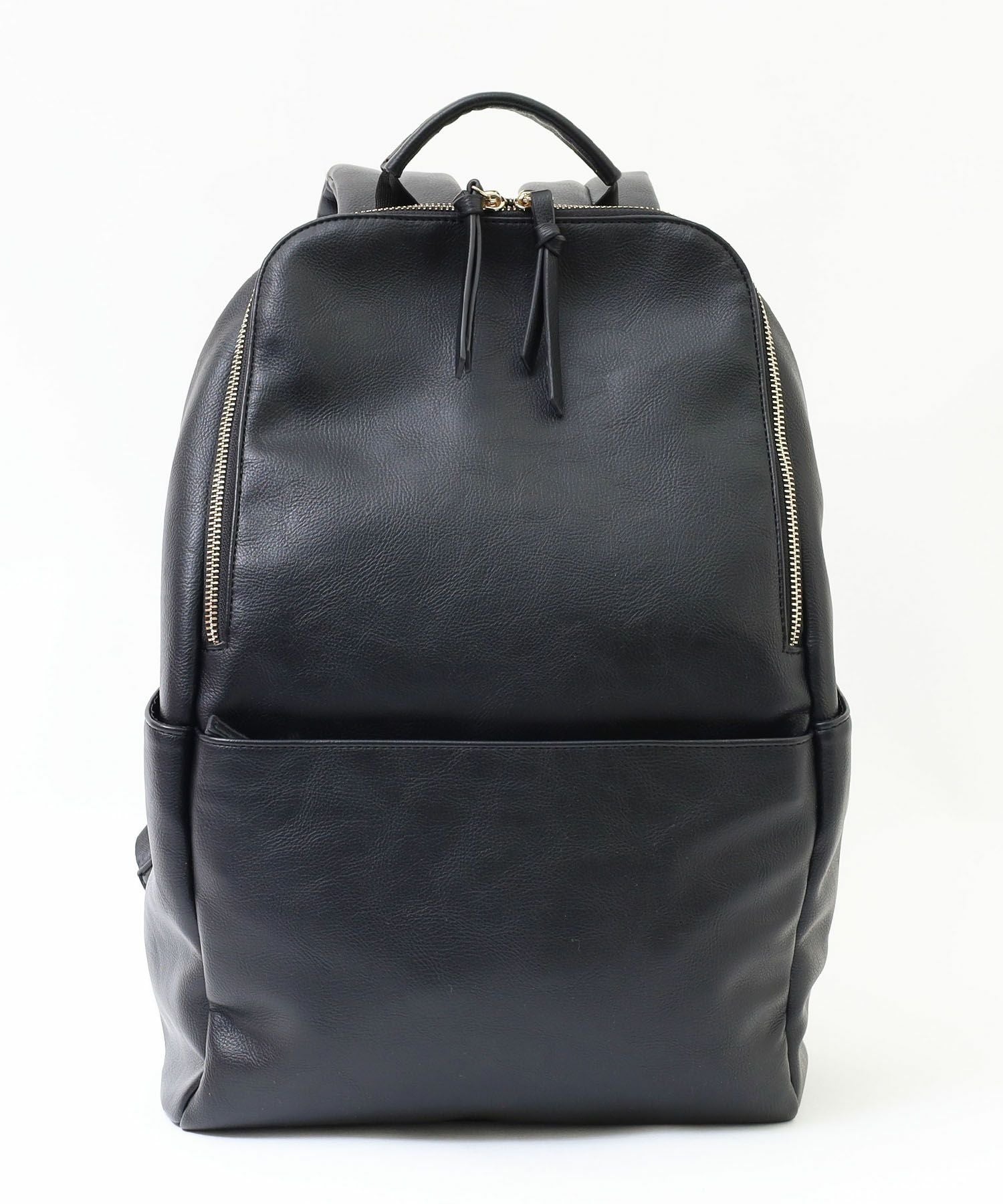 COOCO クーコ 【フェイクレザー9ポケットリュック】 レディース