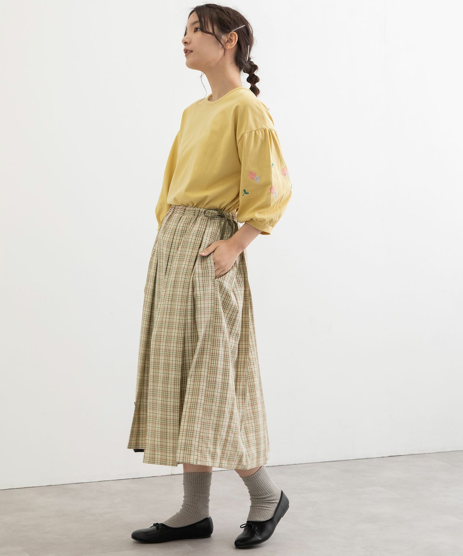SUMMER SALE】エステルレーヨンボックスプリーツスカート | COO ONLINE