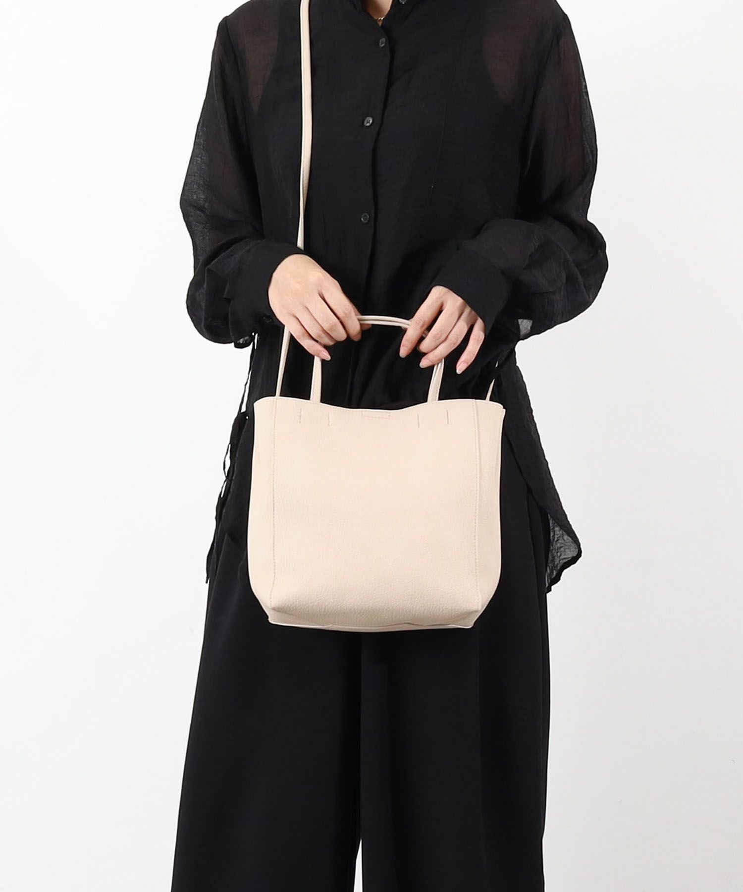OUTLET SALE】COOCO クーコ 【フェイクレザー2WAYトート】 レディース