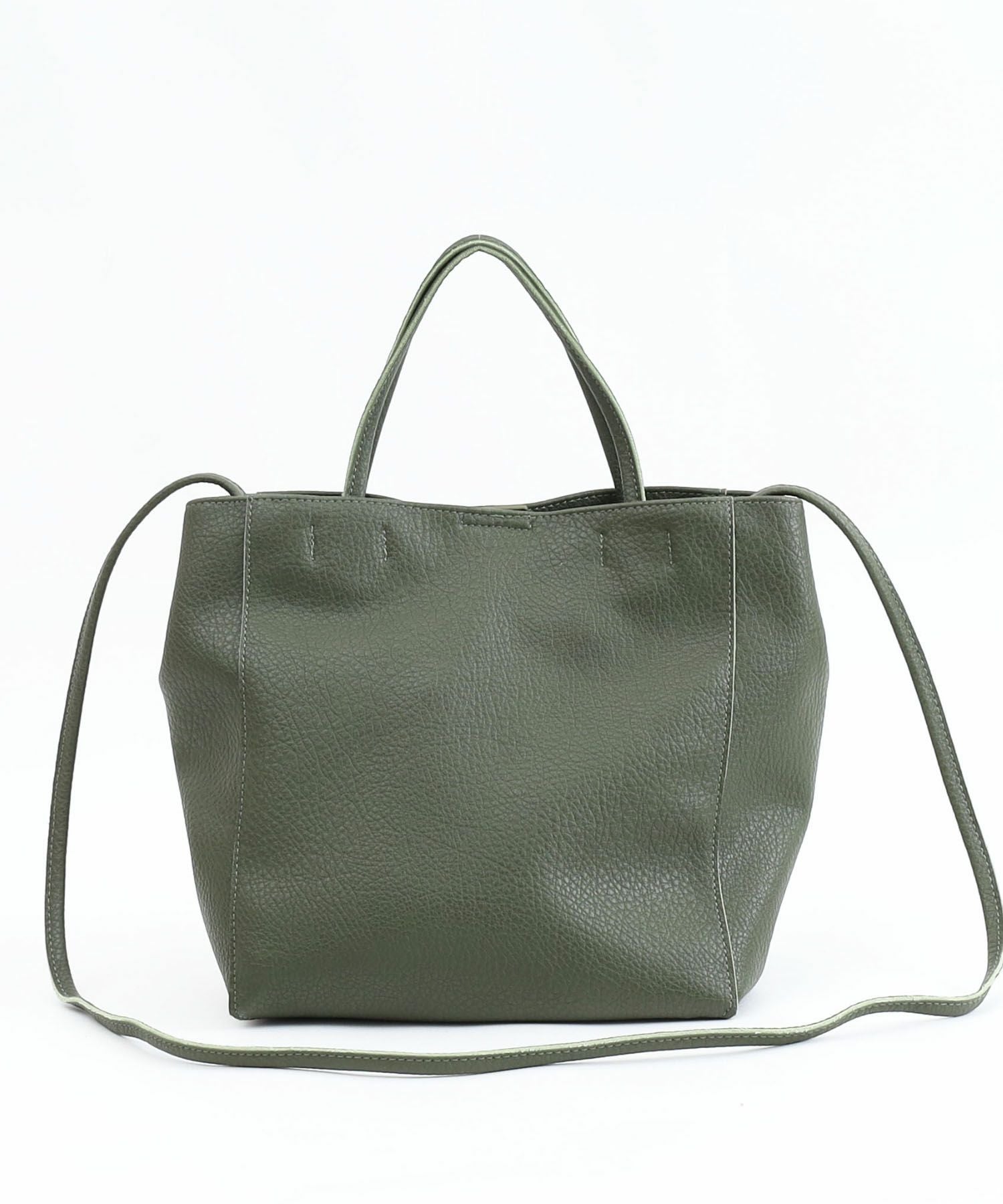 OUTLET SALE】COOCO クーコ 【フェイクレザー2WAYトート】 レディース