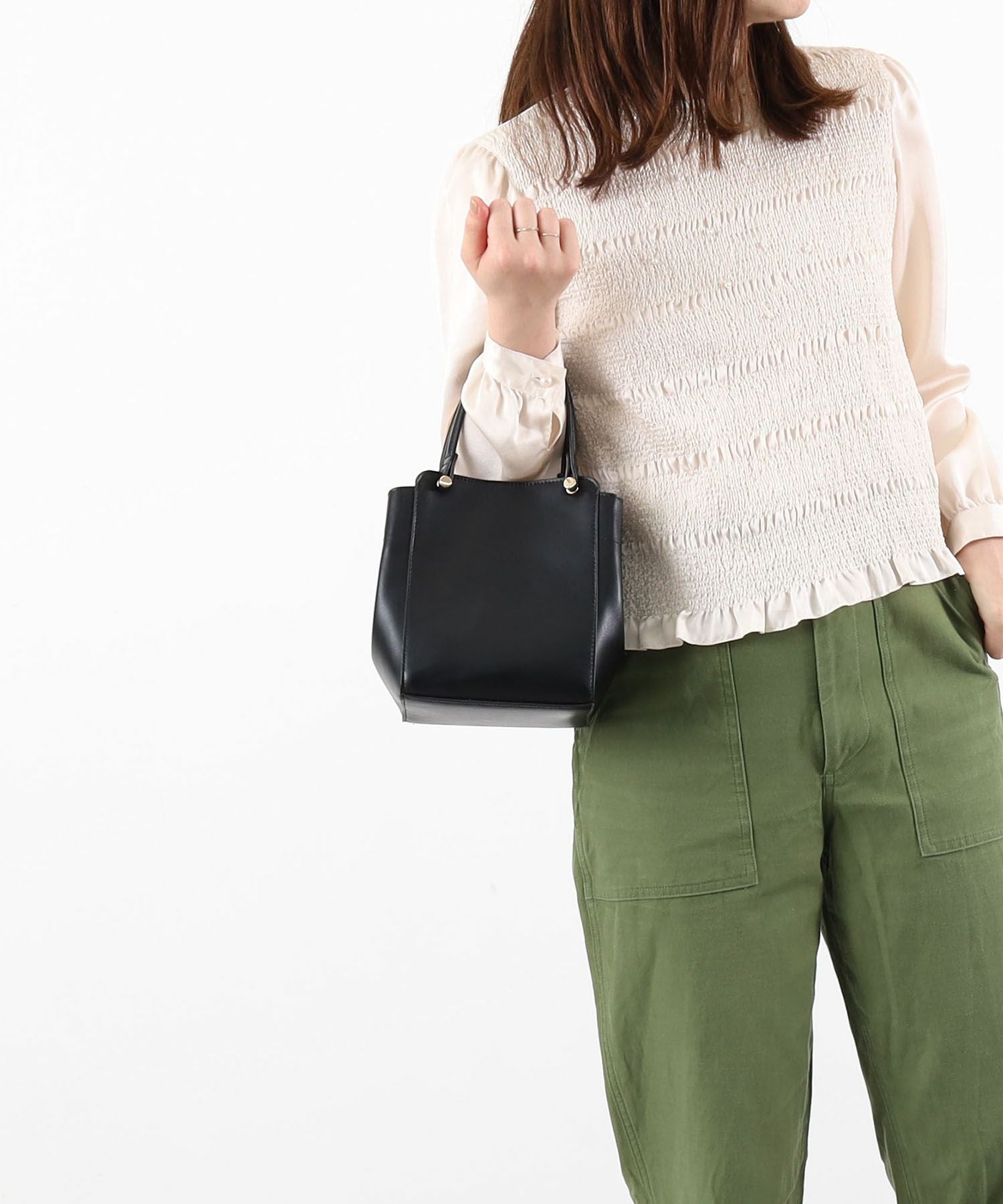 ☆SUMMER SALE☆【OUTLET SALE】クーコ COOCO 鋲付ハンドル2WAY