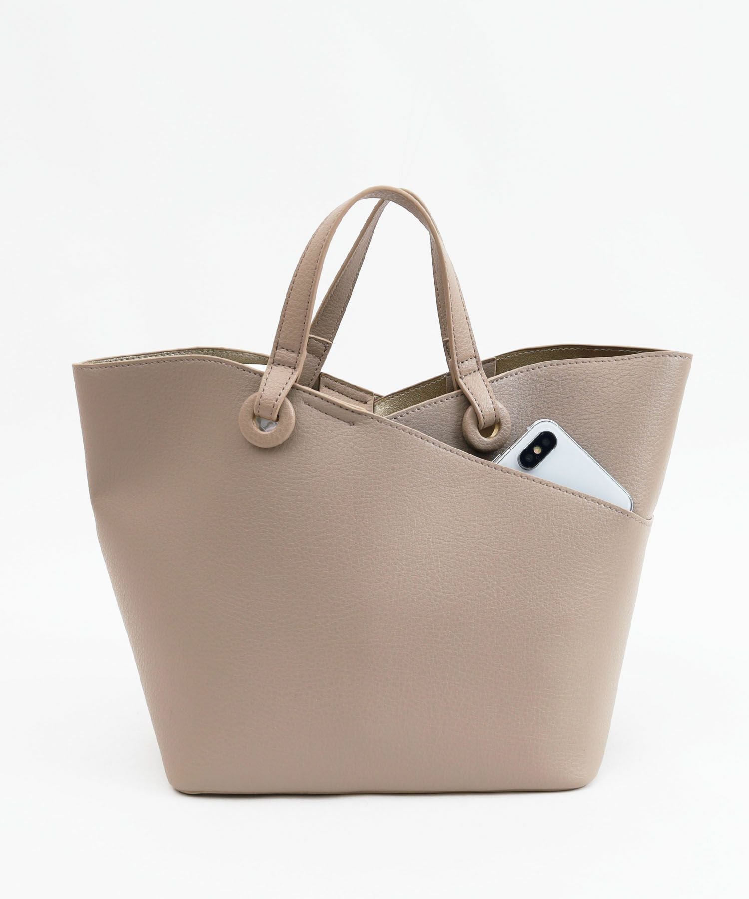 OUTLET SALE】クーコ COOCO 重ねポケット変形2WAYトートバッグ