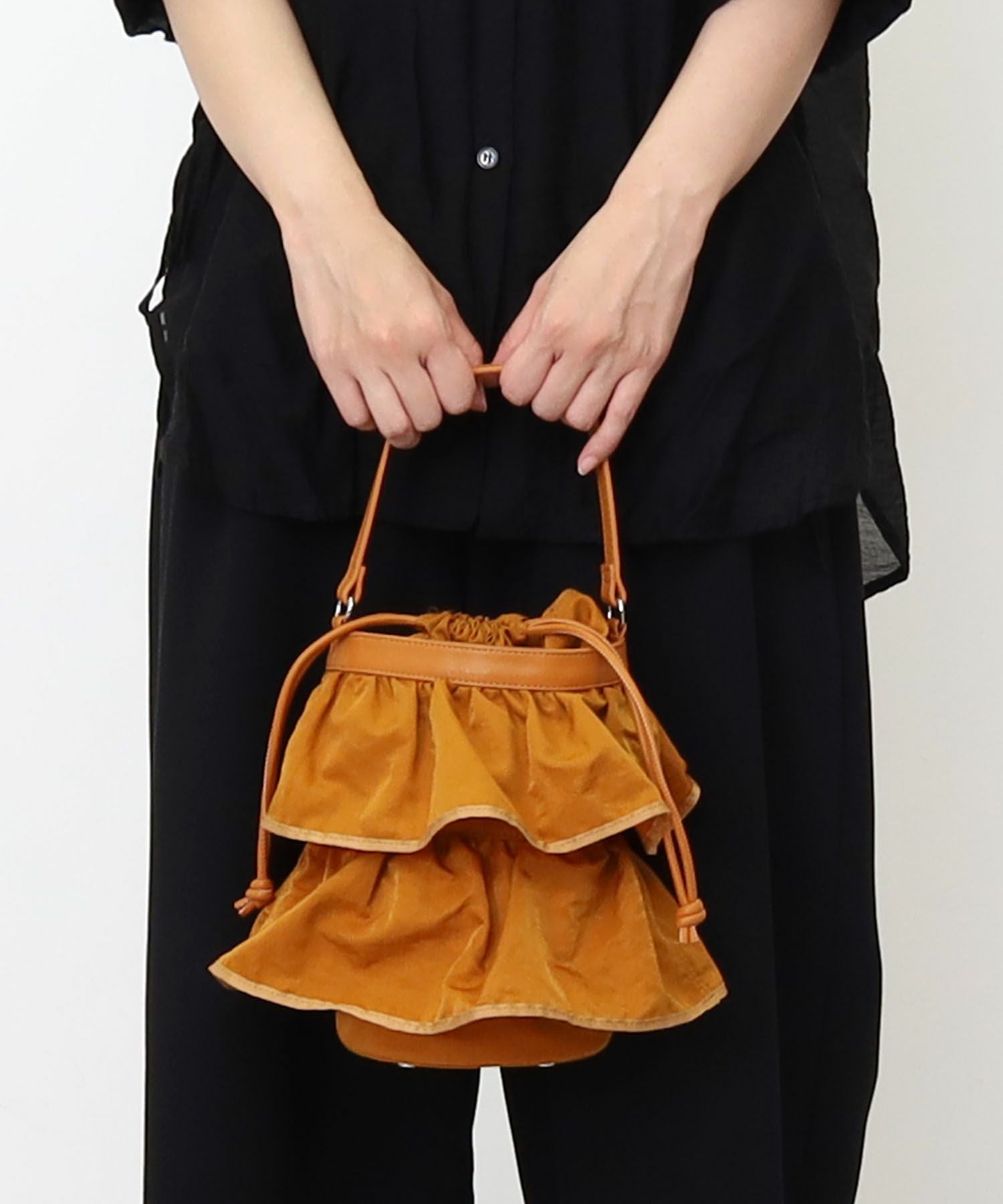 スーパーSALE】 半額 50%OFF クーコ COOCO ナイロン2段フリルバケツ