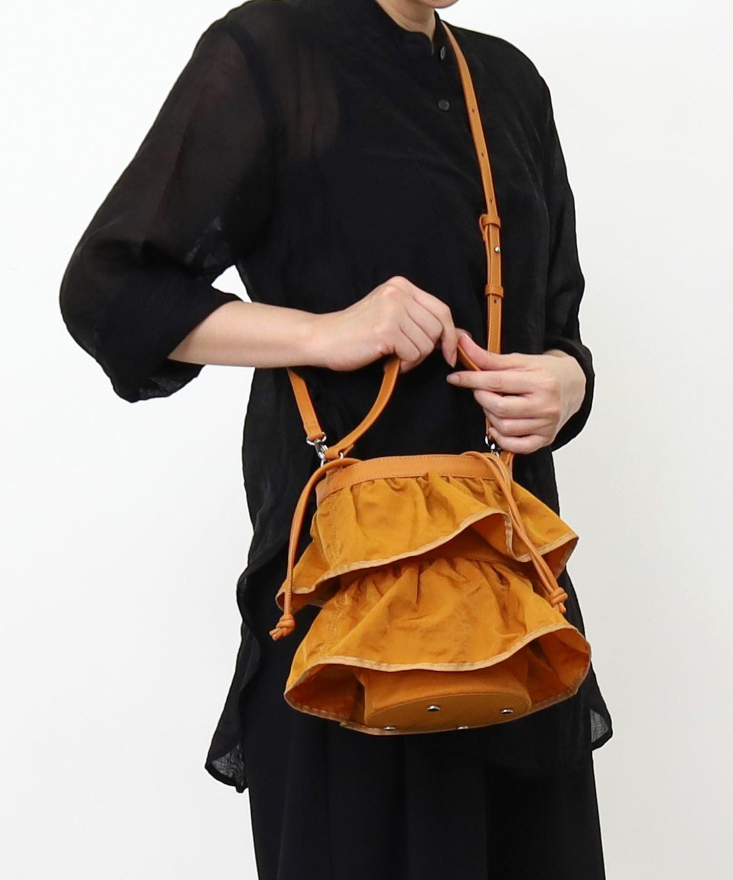 スーパーSALE】 半額 50%OFF クーコ COOCO ナイロン2段フリルバケツ