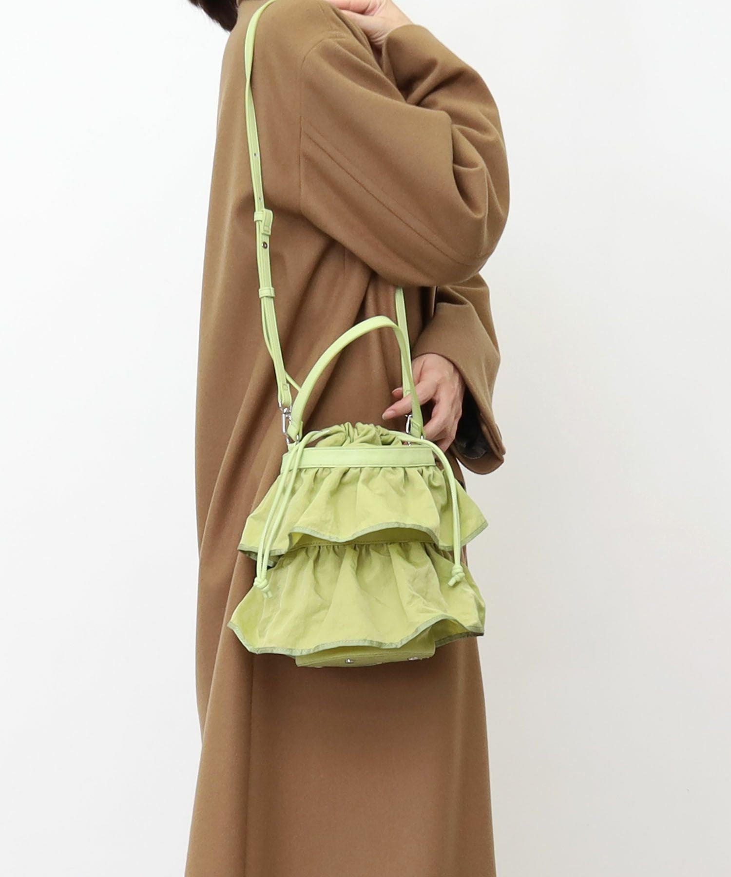 スーパーSALE】 半額 50%OFF クーコ COOCO ナイロン2段フリルバケツ