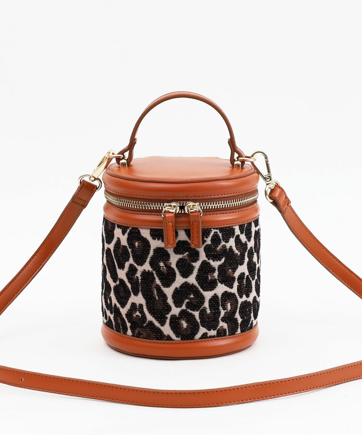OUTLET SALE】クーコ COOCO ヒョウ柄ジャカード2WAYサークル