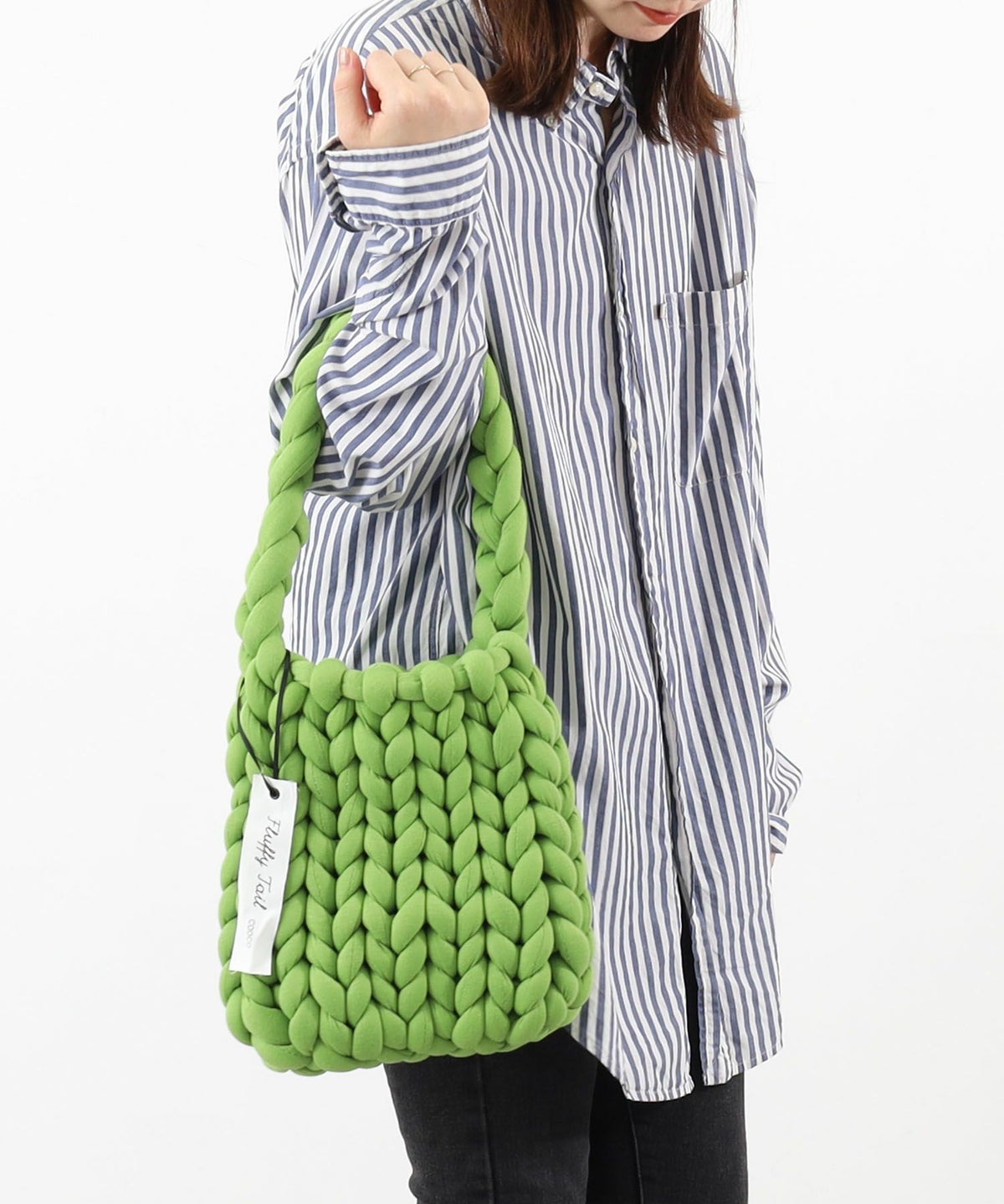 モデル163cm　ライトグリーン