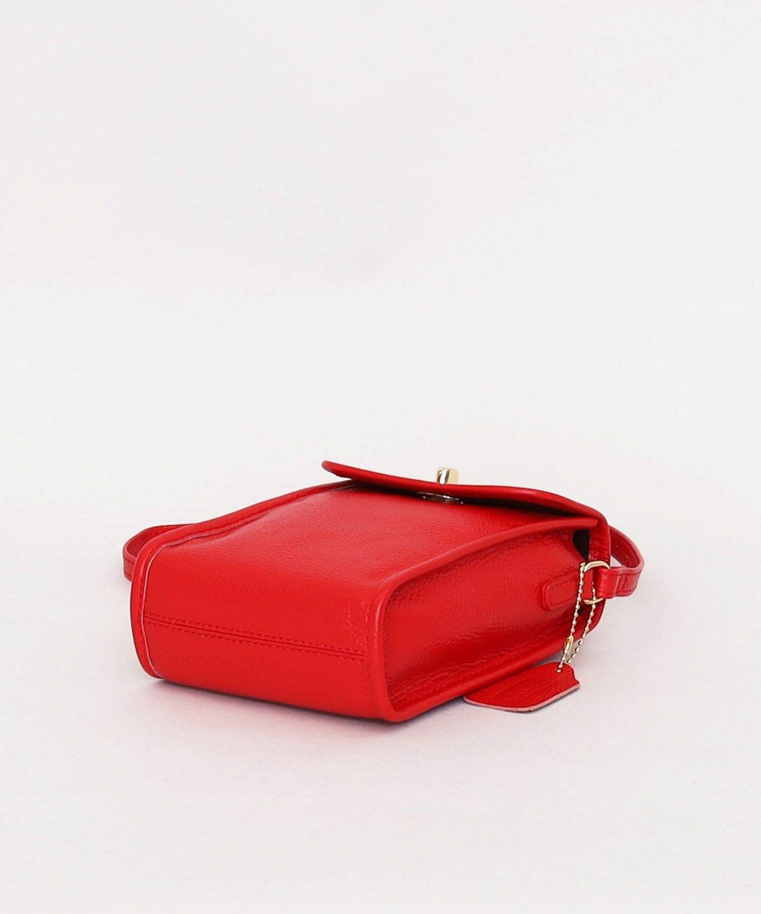☆SUMMER SALE☆【OUTLET SALE】COOCO クーコ 【本革ヒネリ金具縦型
