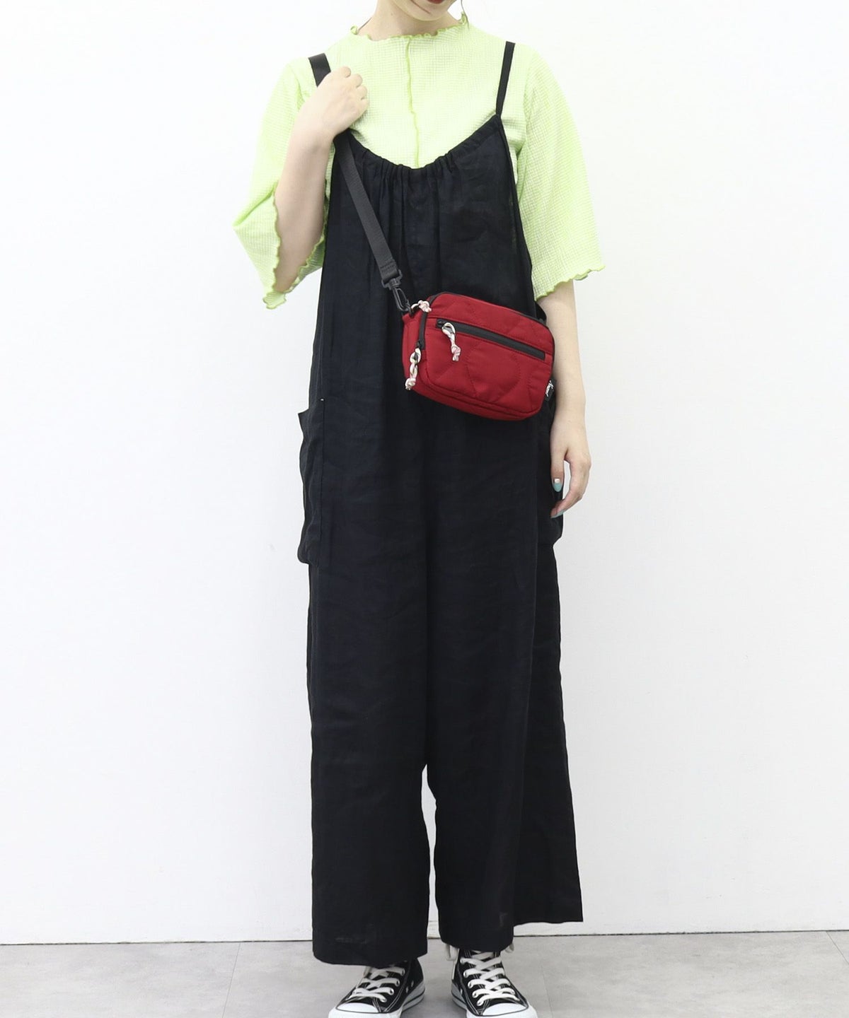 モデル163cm　レッド