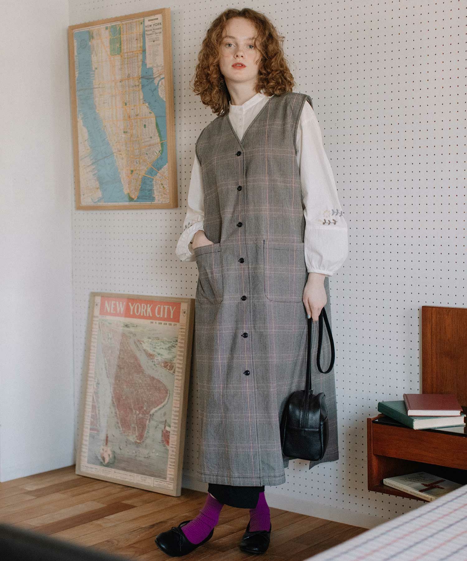 WINTER SALE】タータンチェックキーネックワンピース | COO ONLINE