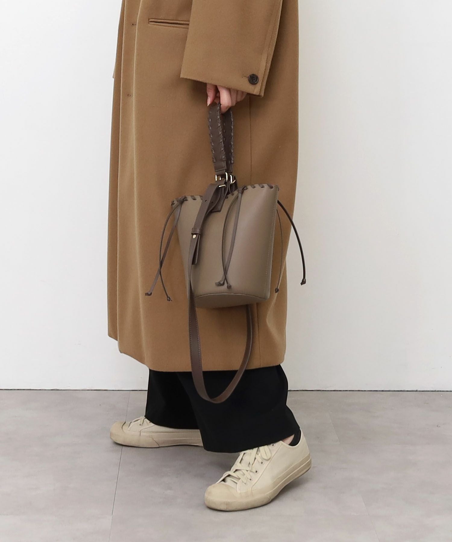 ☆SUMMER SALE☆【OUTLET SALE】クーコ COOCO 巾着付フェイクレザー