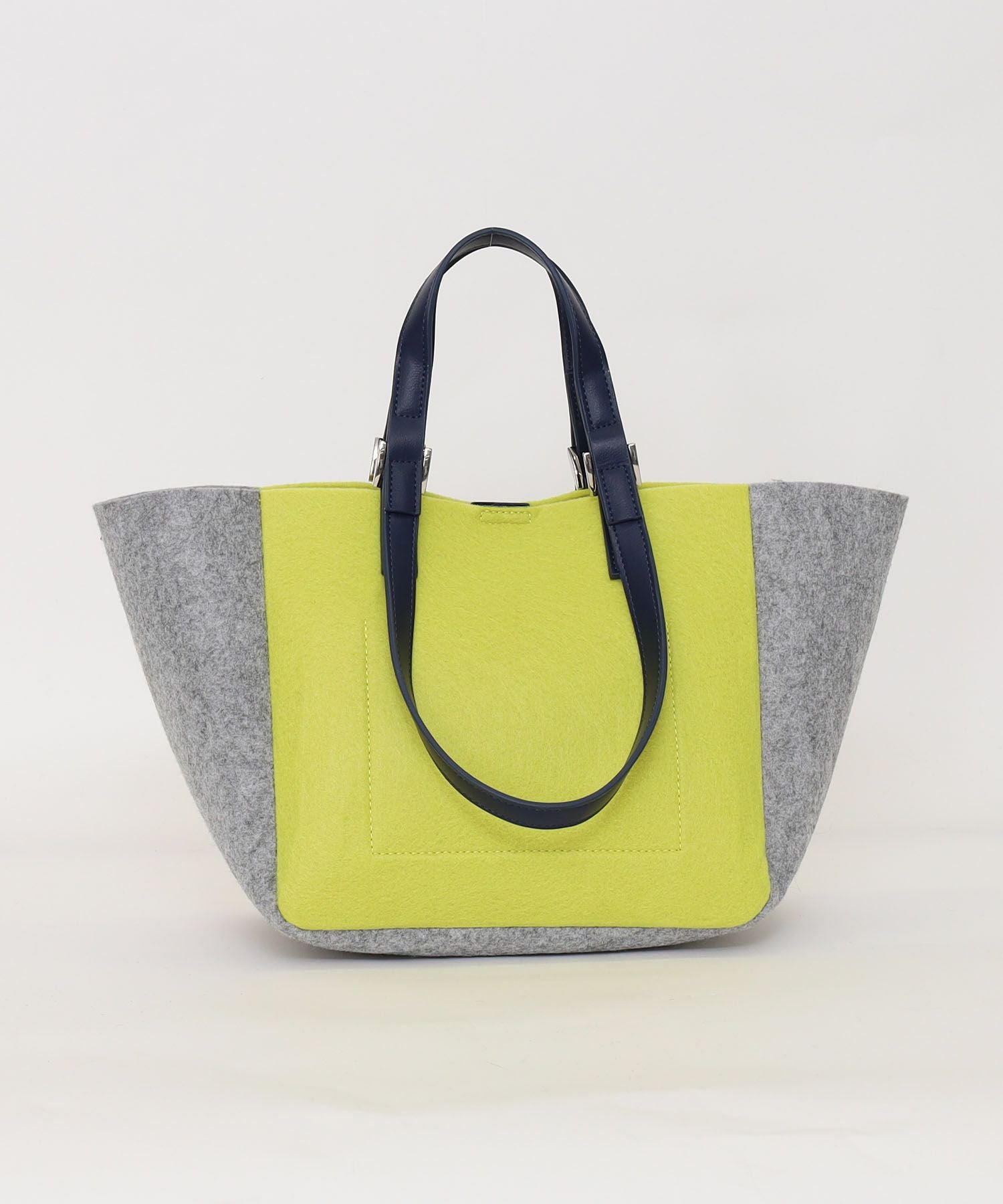 OUTLET SALE】クーコ COOCO ダブルハンドルフェルトトートバッグ／A4