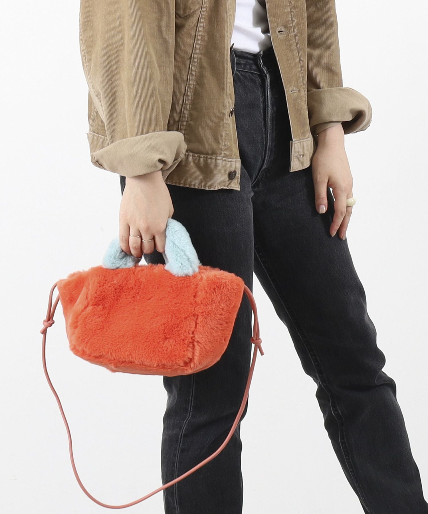 ☆SUMMER SALE☆【OUTLET SALE】クーコ COOCO エコファーバイカラー