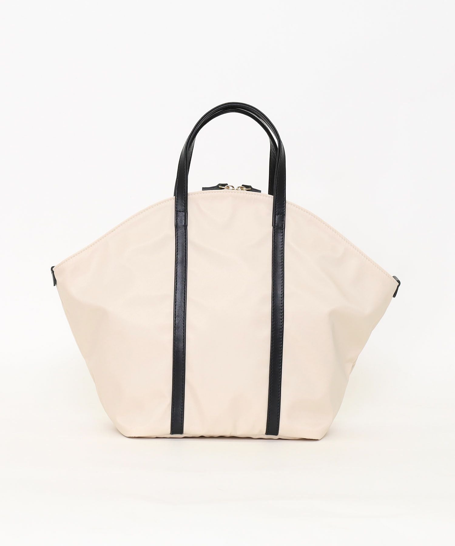 OUTLET SALE】クーコ COOCO ナイロン×牛革ラウンドトートバッグ | COO