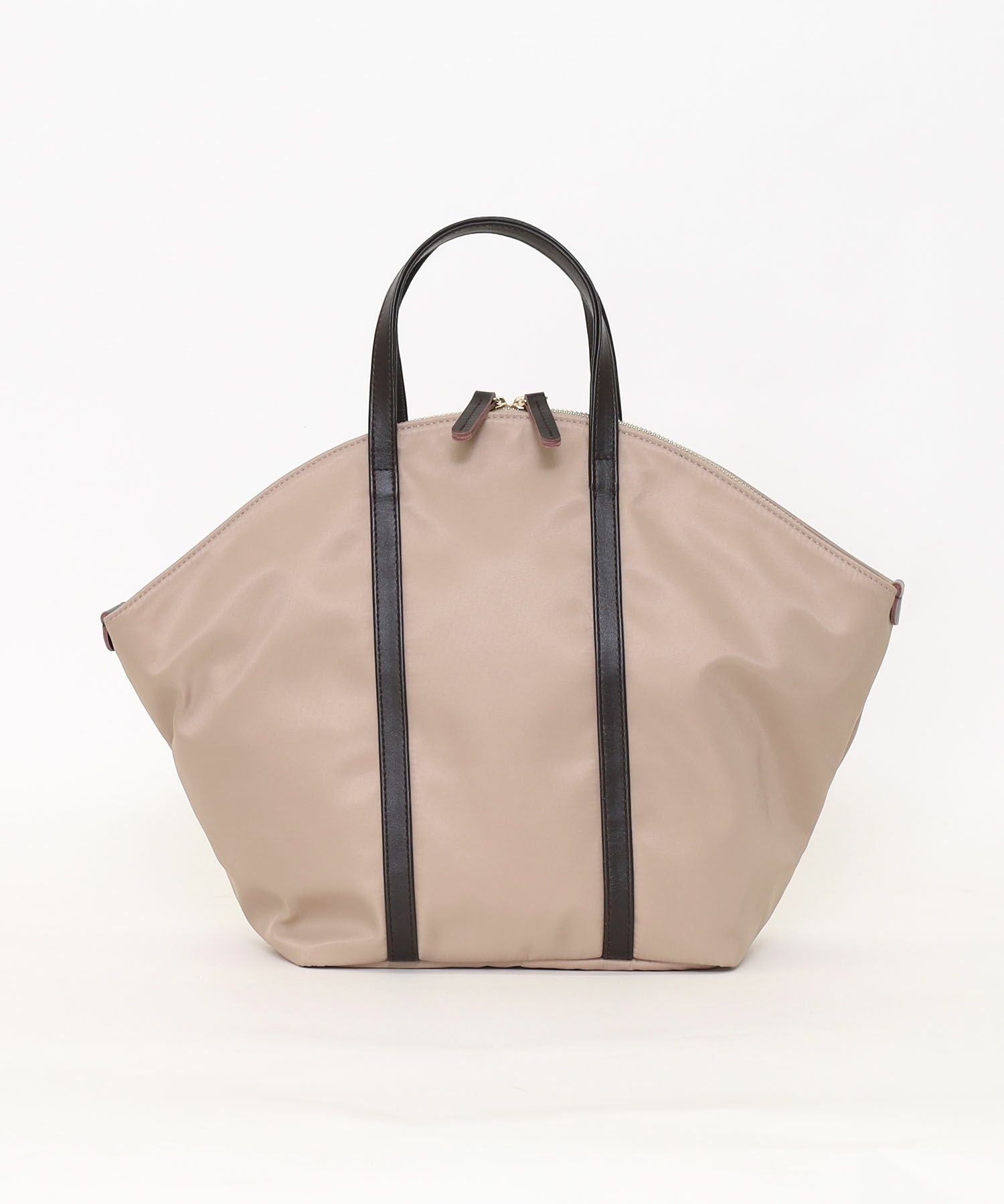 OUTLET SALE】クーコ COOCO ナイロン×牛革ラウンドトートバッグ | COO