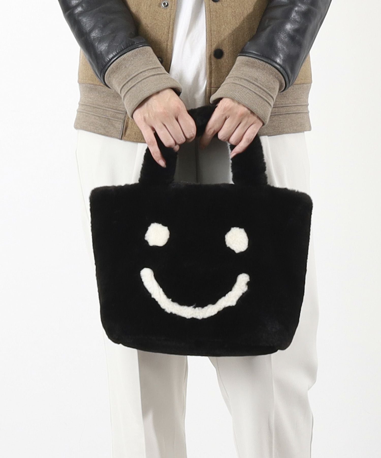 OUTLET SALE】クーコ COOCO SMILEY／ポーチ付エコファトート