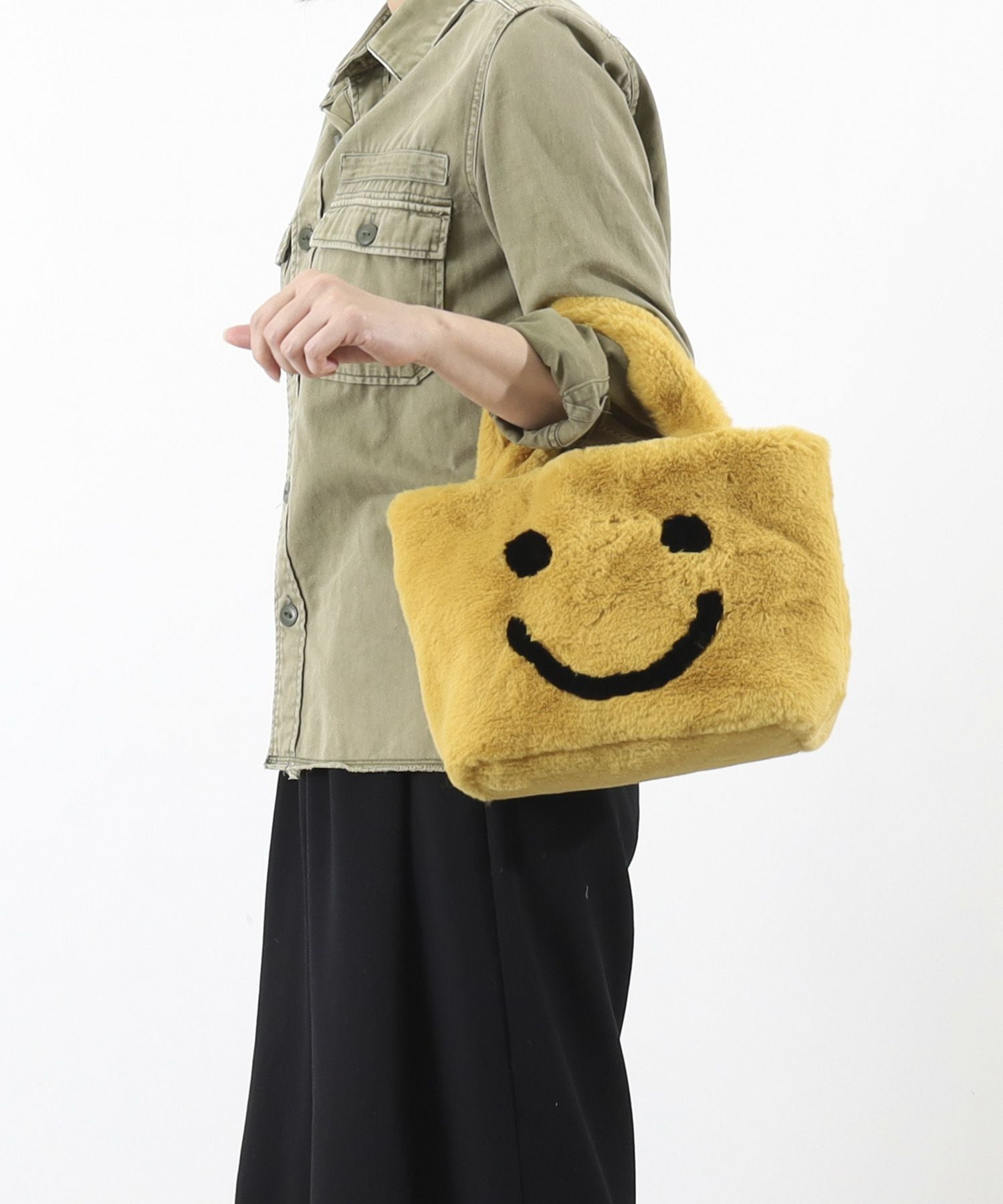 OUTLET SALE】クーコ COOCO SMILEY／ポーチ付エコファトート