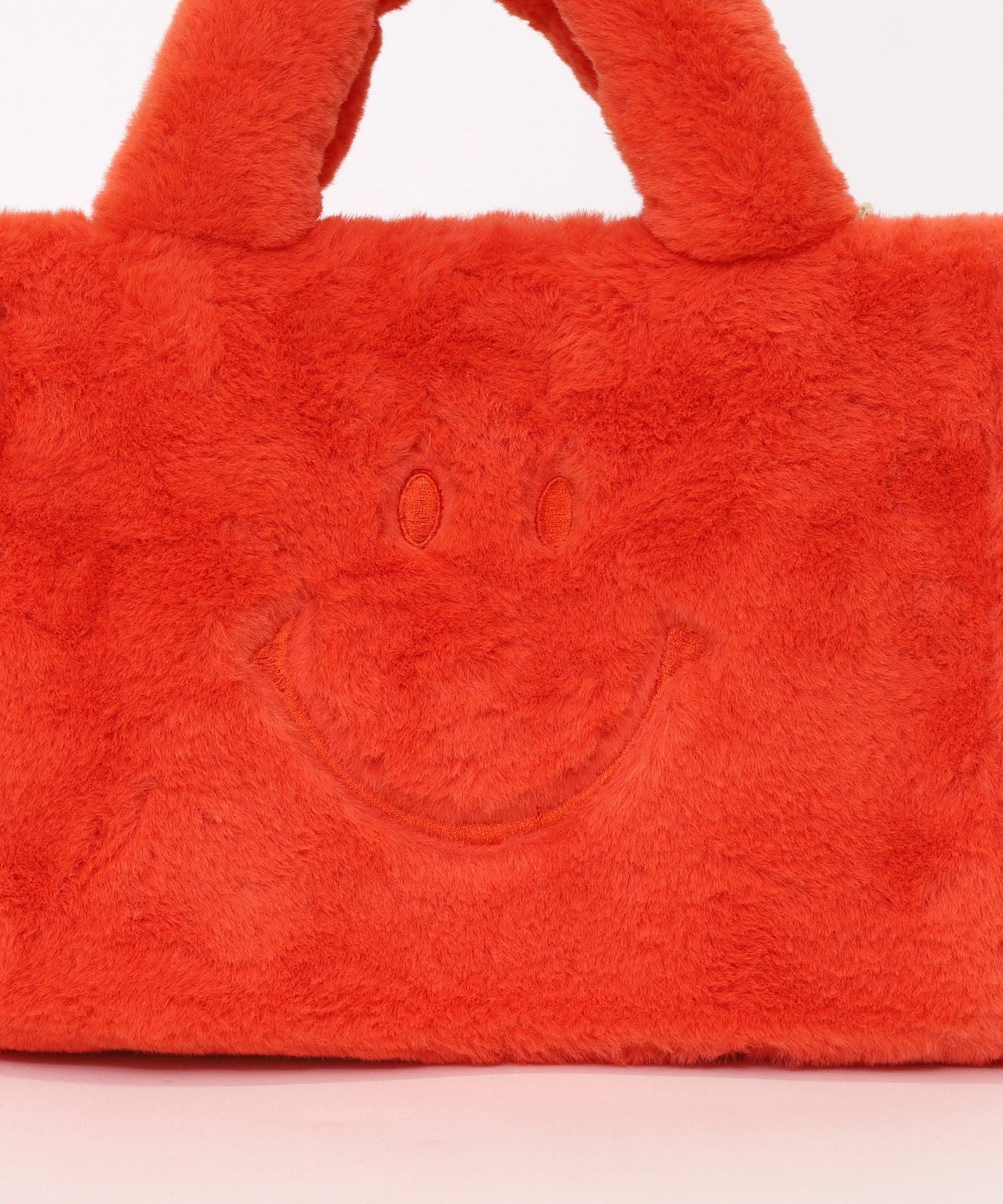 OUTLET SALE】クーコ COOCO SMILEY／ロゴ刺繍エコファー2WAY
