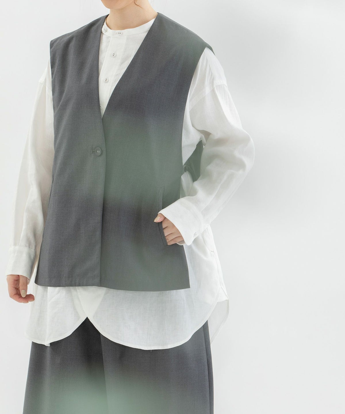 ダークグレー / モデル身長：162cm