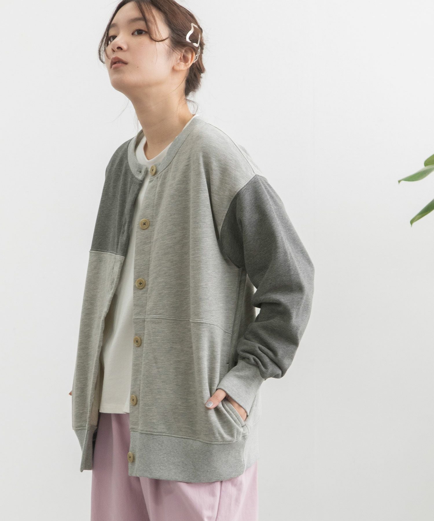SPECIAL PRICE】裏毛パッチワークカーディガン | COO ONLINE