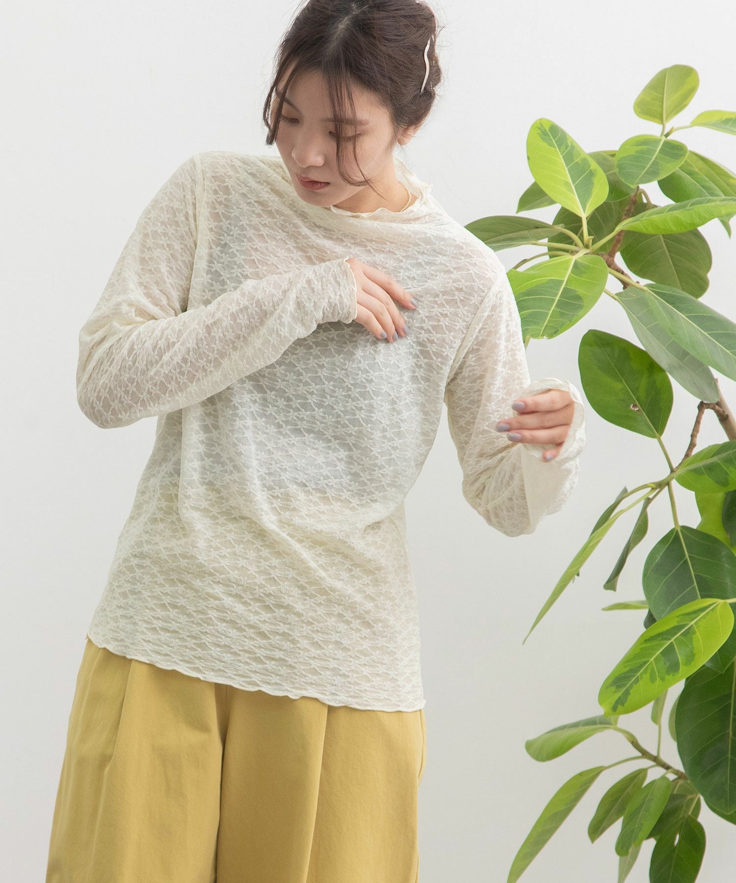 SPECIAL PRICE】花柄シアータートルトップス | COO ONLINE