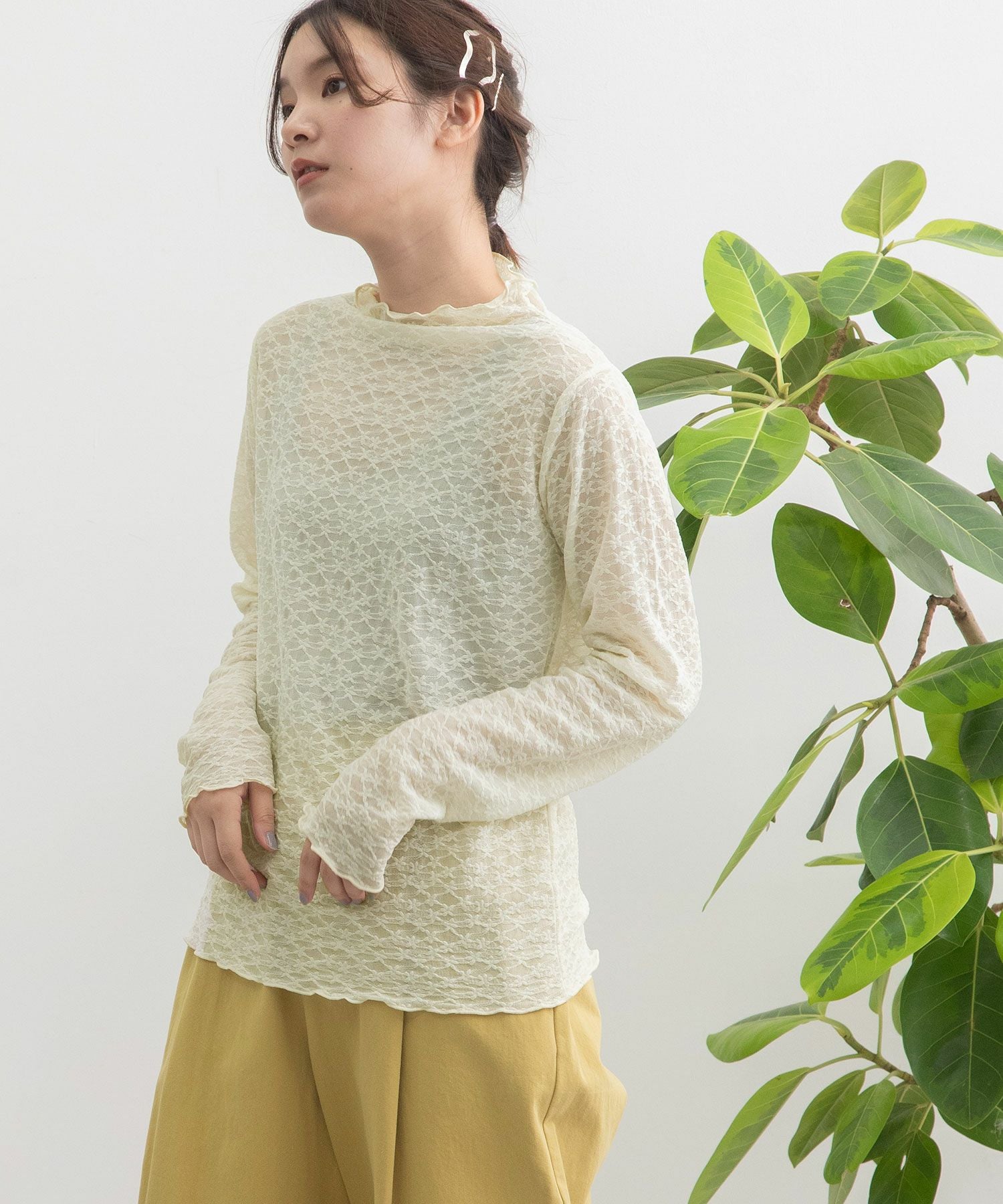 SPECIAL PRICE】花柄シアータートルトップス | COO ONLINE