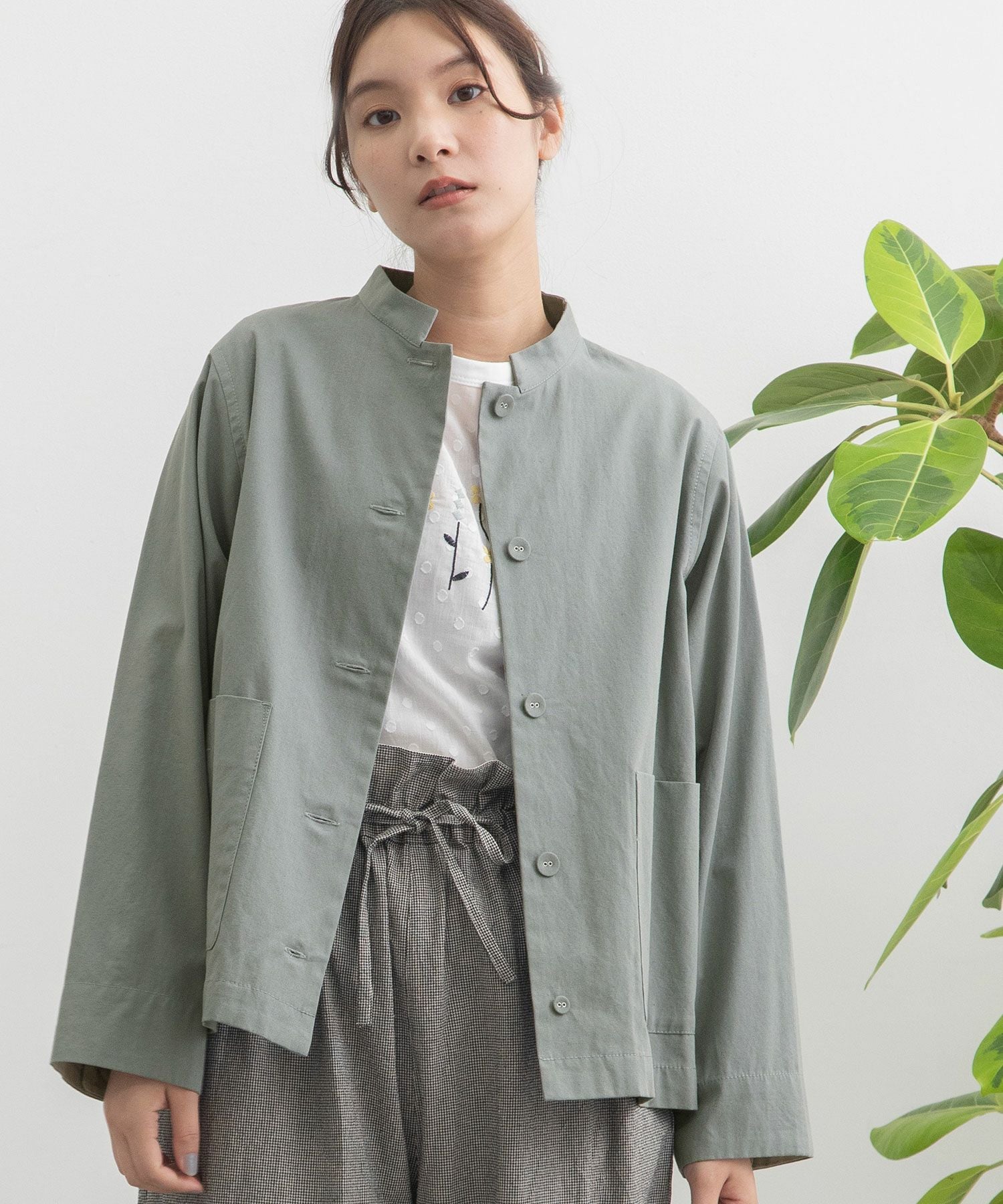 SUMMER SALE】スタンドカラーシャツジャケット | COO ONLINE