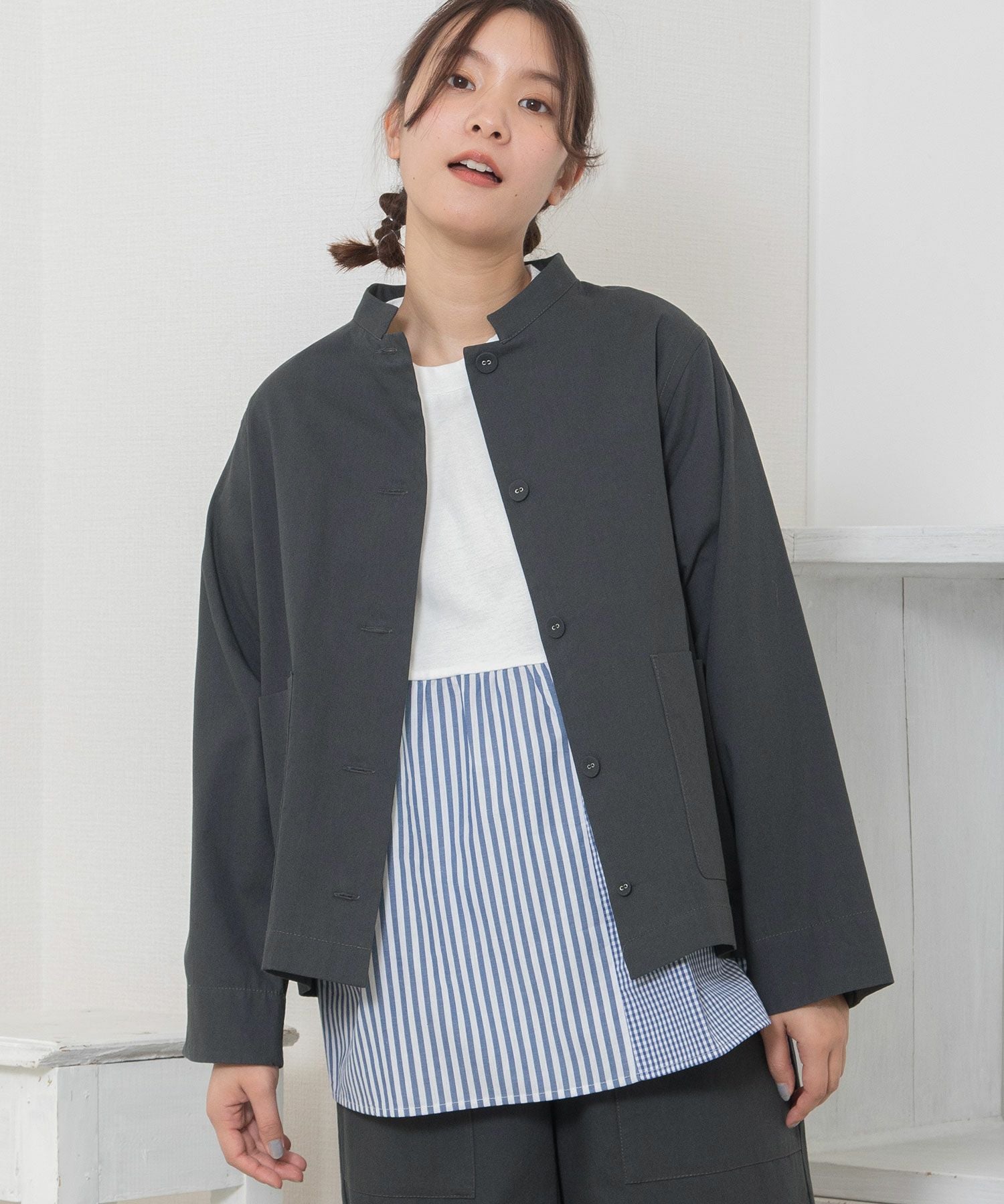 SPECIAL PRICE】スタンドカラーシャツジャケット | COO ONLINE