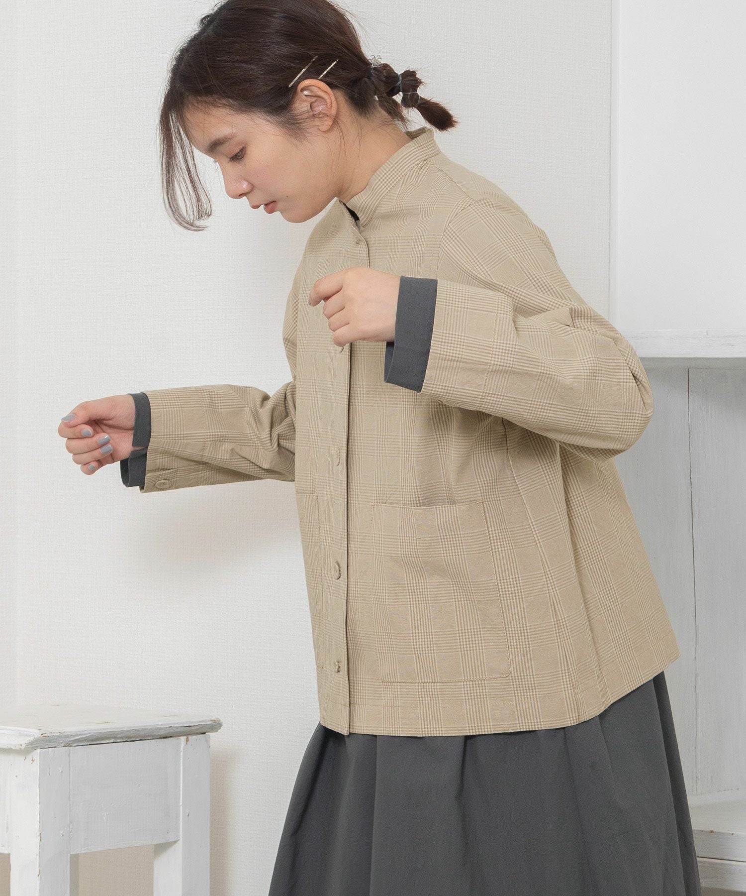 SPECIAL PRICE】スタンドカラーシャツジャケット | COO ONLINE