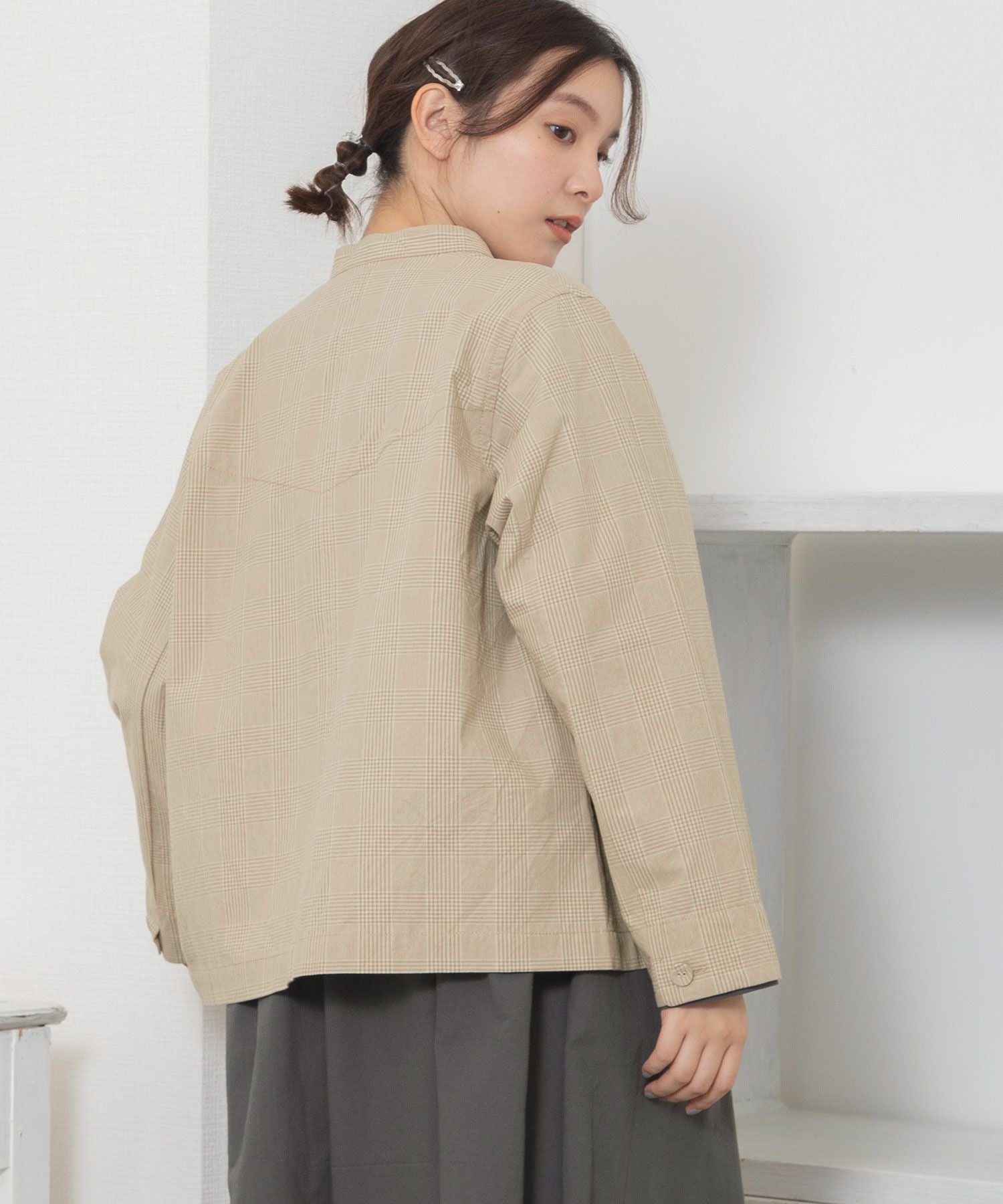 SUMMER SALE】スタンドカラーシャツジャケット | COO ONLINE