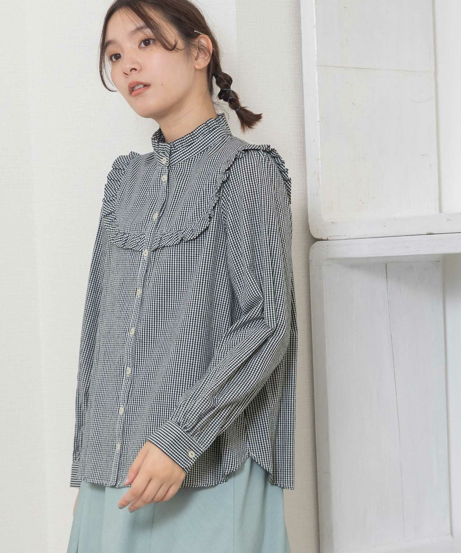 SUMMER SALE】スタンドフリルブラウス | COO ONLINE