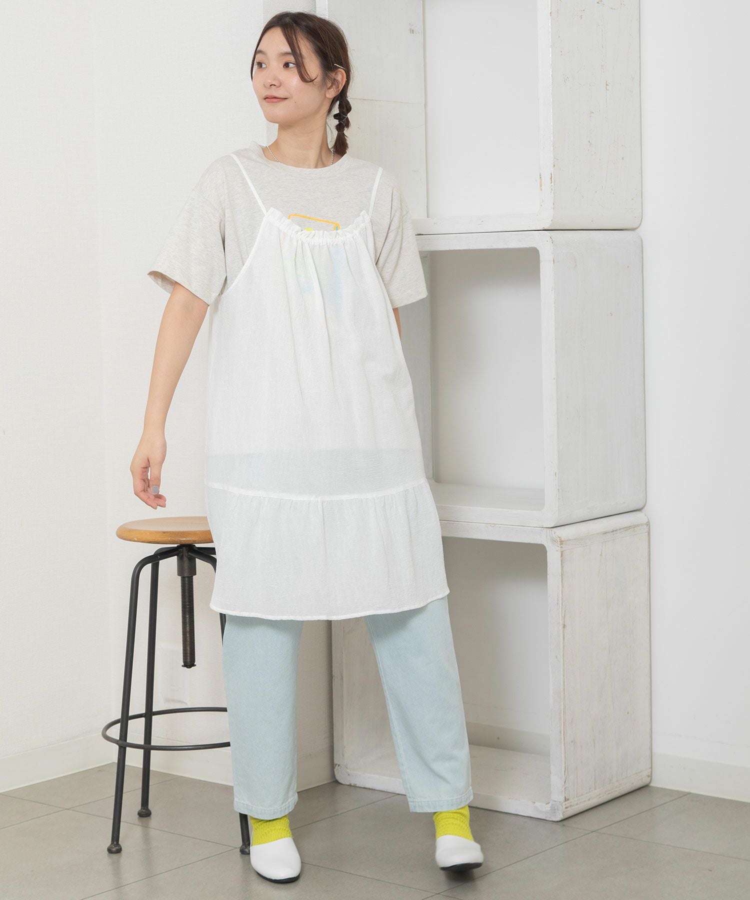 SPECIAL PRICE】シフォンギャザーキャミチュニック | COO ONLINE