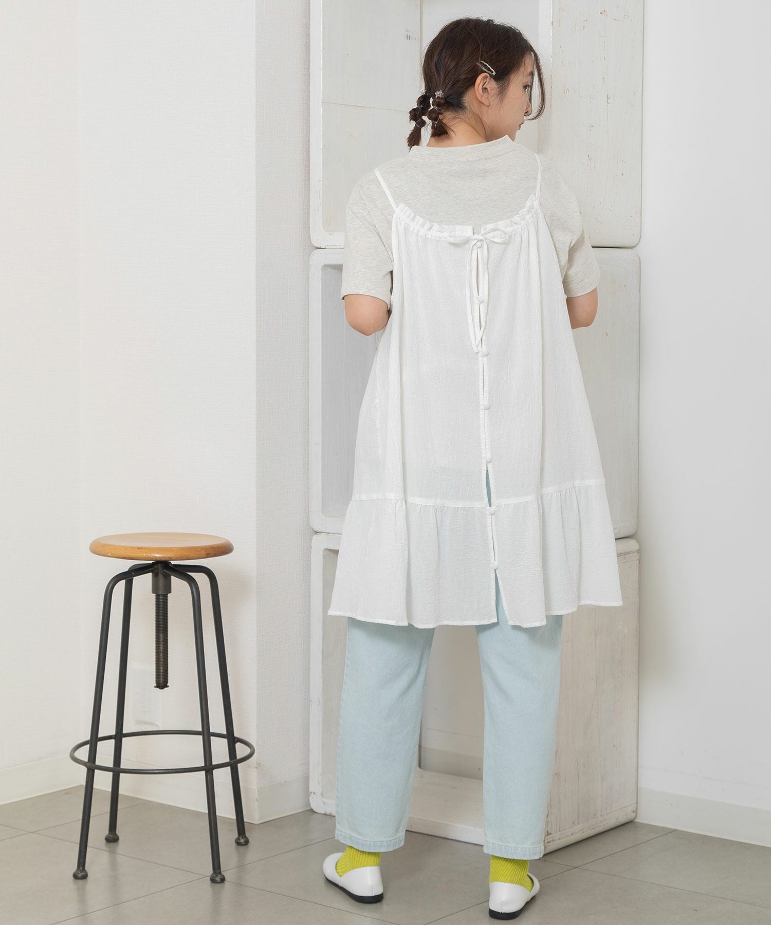 SPECIAL PRICE】シフォンギャザーキャミチュニック | COO ONLINE