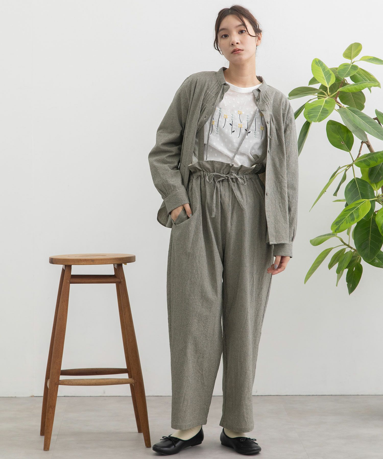 SUMMER SALE】フリルウエストサス付きパンツ | COO ONLINE