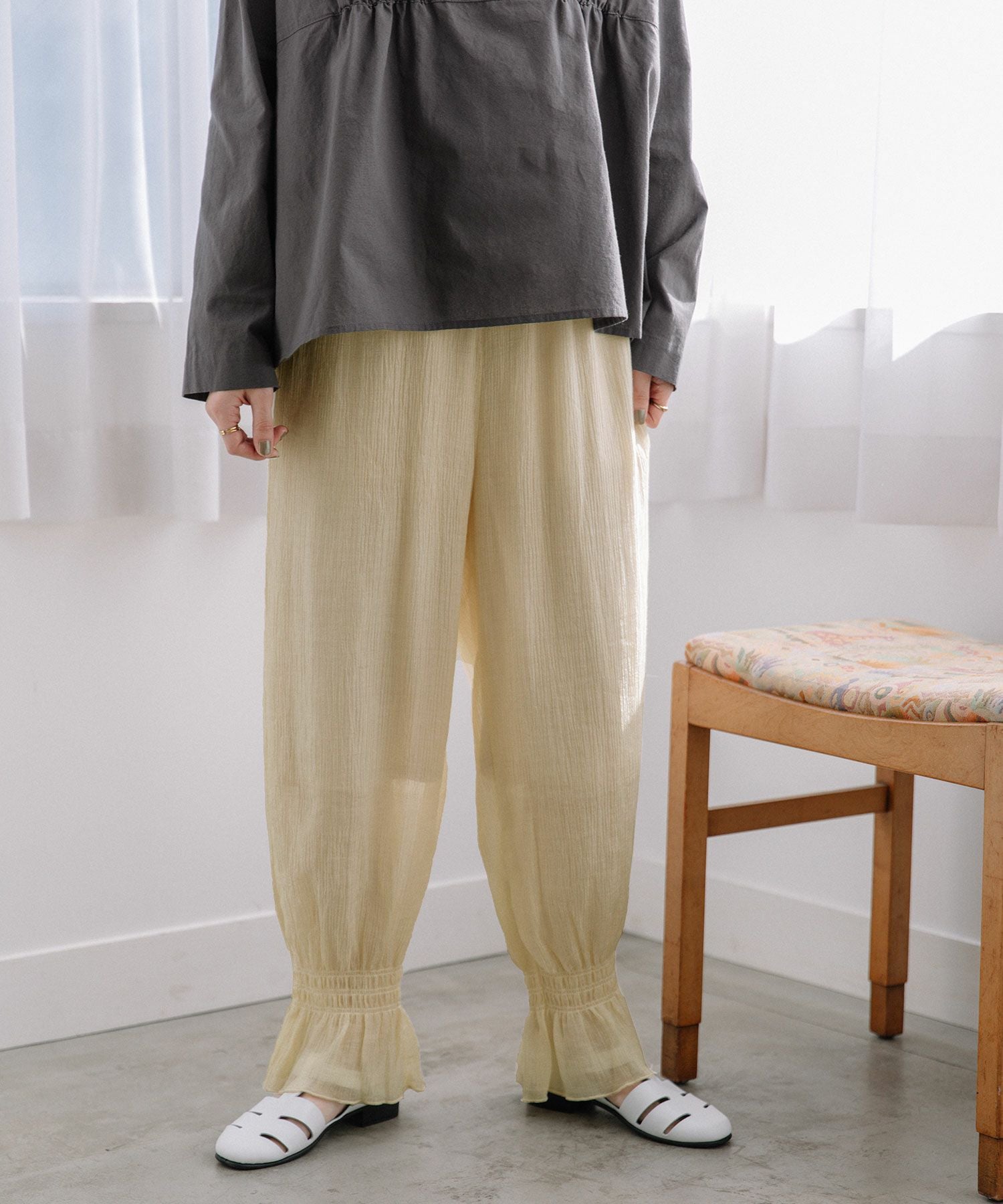 SPECIAL PRICE】裾シャーリングフリルパンツ | COO ONLINE