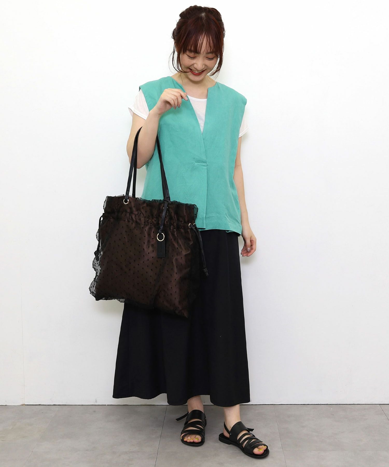 サミールナスリ♡大人気花柄バッグ GW SALE】MAX50％OFF SMIRNASLI サミールナスリ 【結びハンドルトート