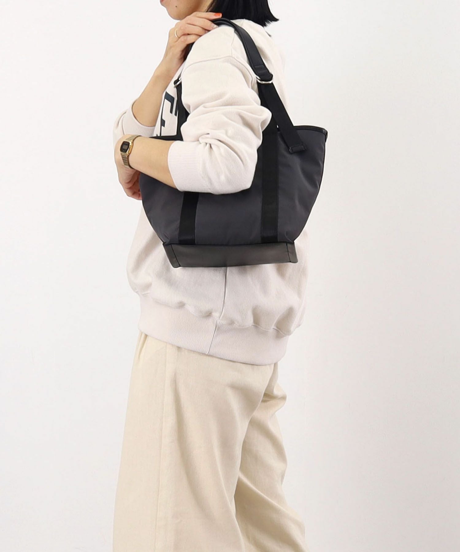 OUTLET SALE】クーコ COOCO テープ調整ハンドルナイロン風ミニトート