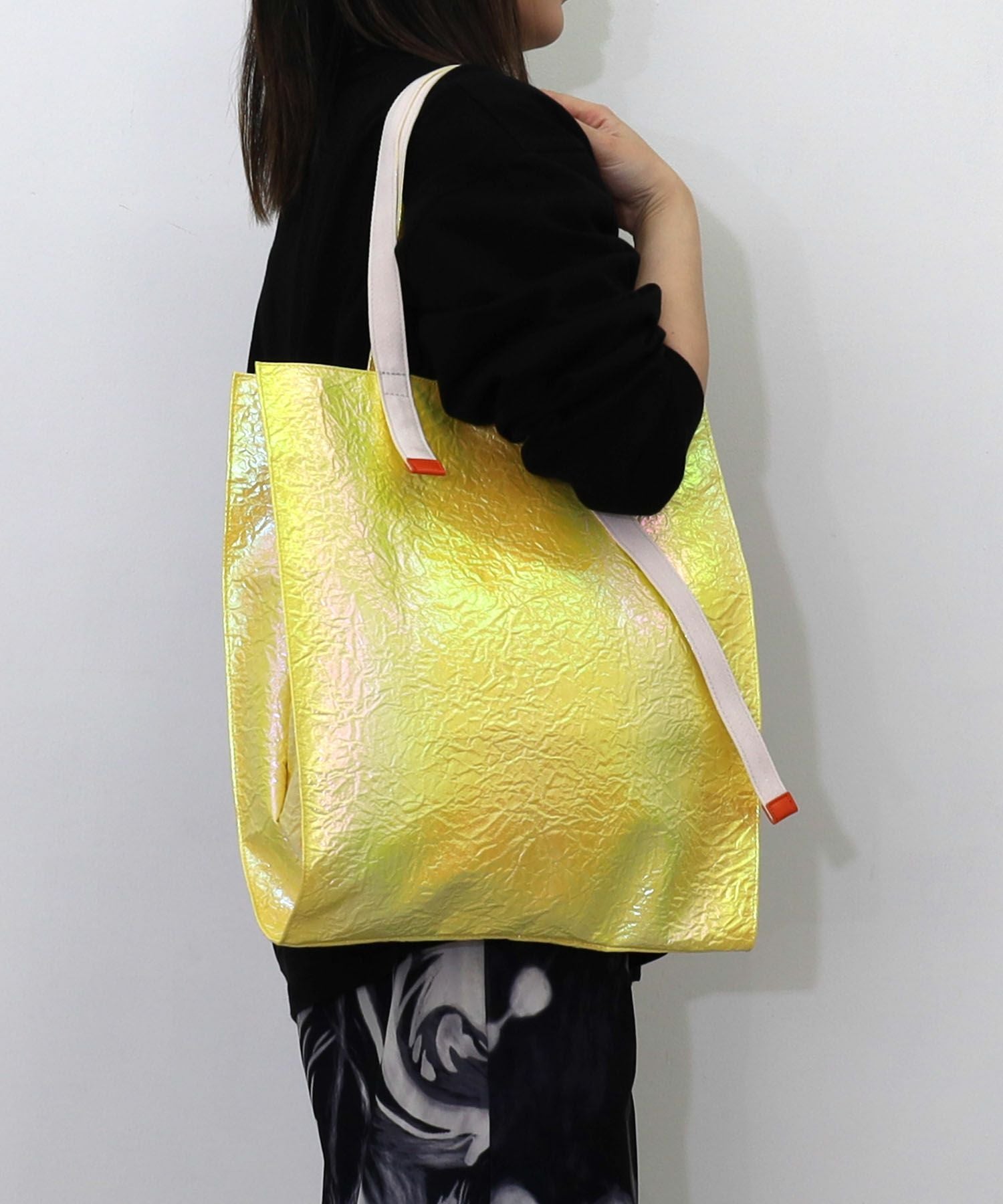 OUTLET SALE】クーコ COOCO オーロラメタリックトートバッグ／A4対応