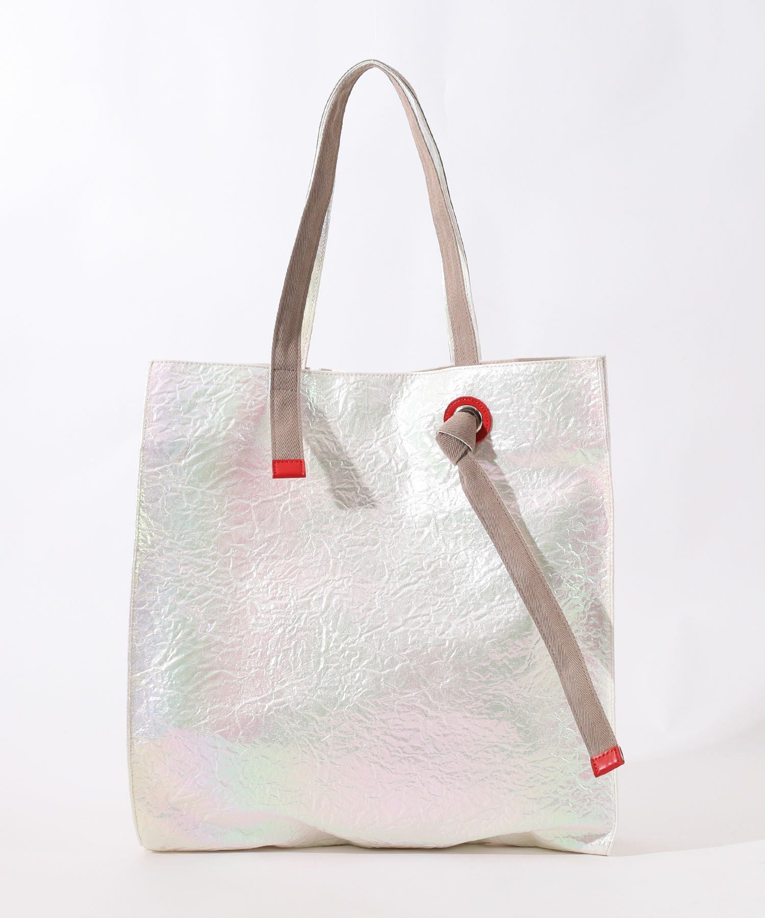 OUTLET SALE】クーコ COOCO オーロラメタリックトートバッグ／A4対応