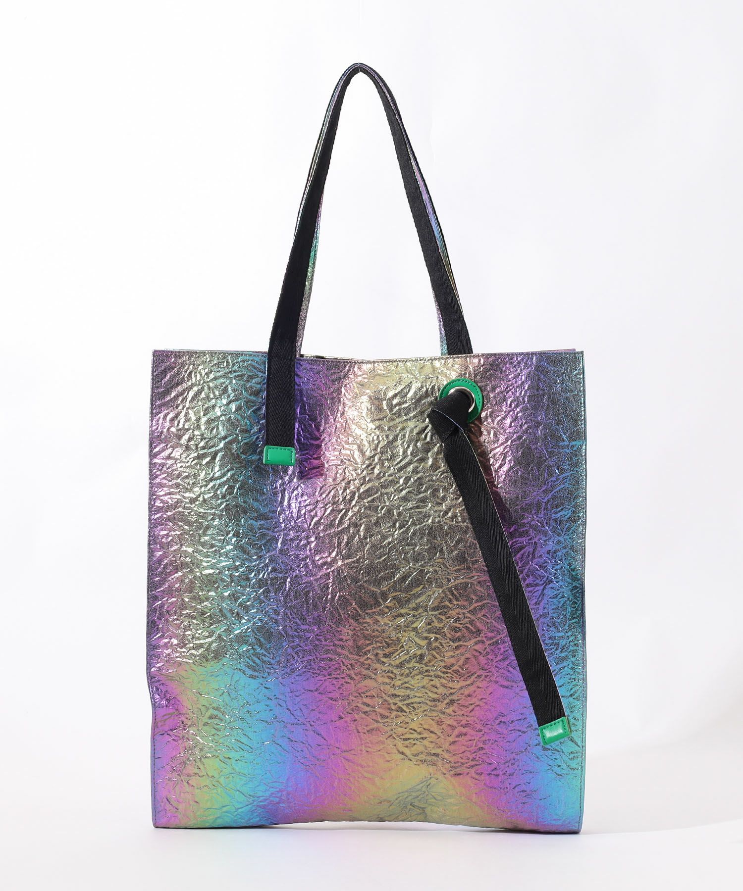 OUTLET SALE】クーコ COOCO オーロラメタリックトートバッグ／A4対応