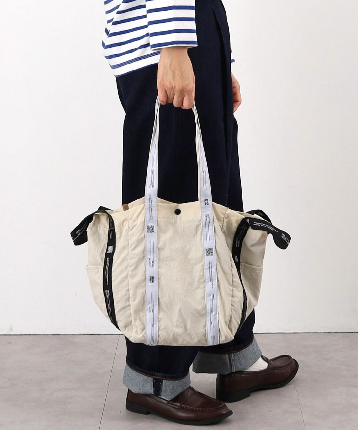 OUTLET SALE】COOCO クーコ 【オリジナルロゴテープハンドルトート