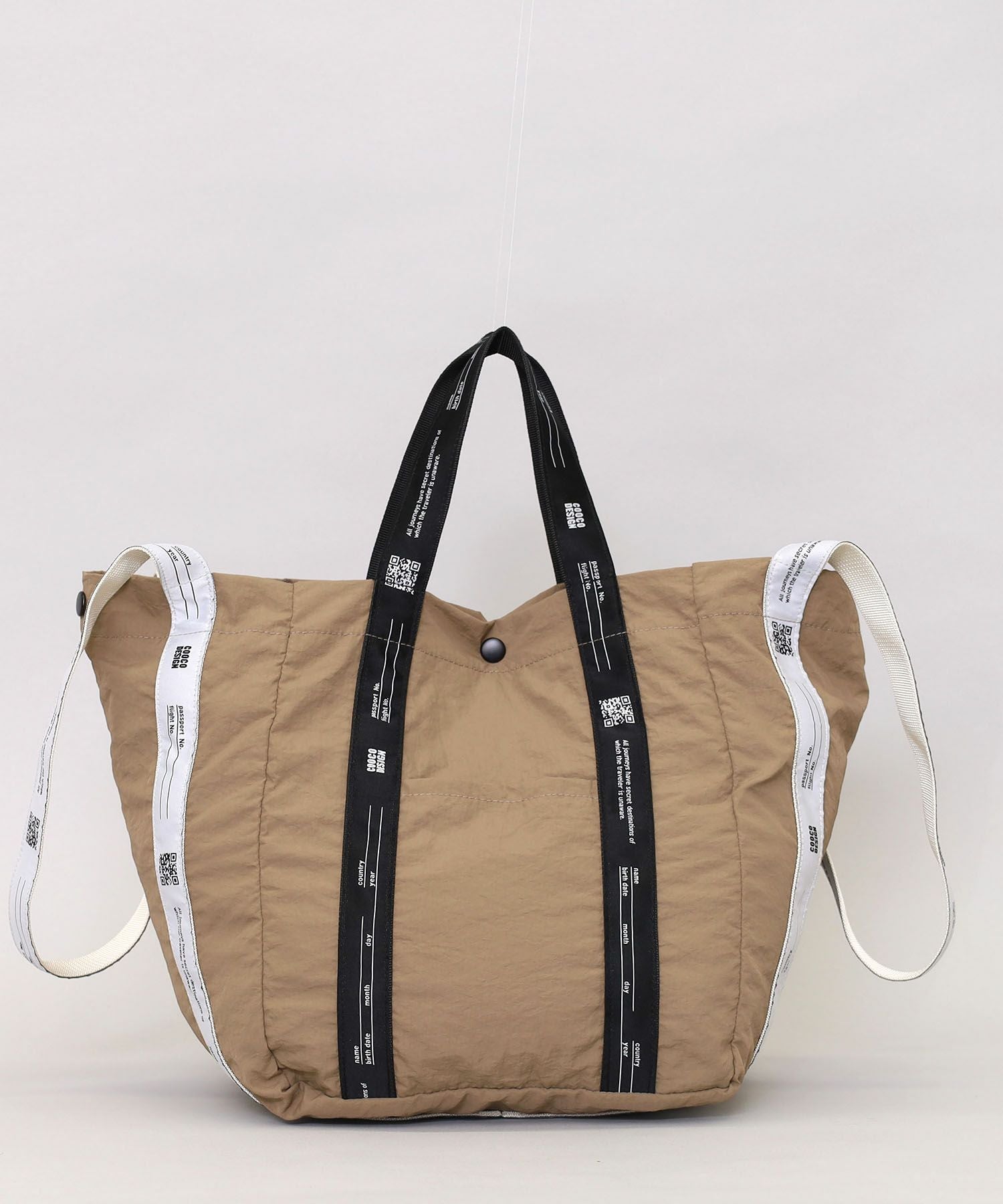 OUTLET SALE】COOCO クーコ 【オリジナルロゴテープハンドルトート