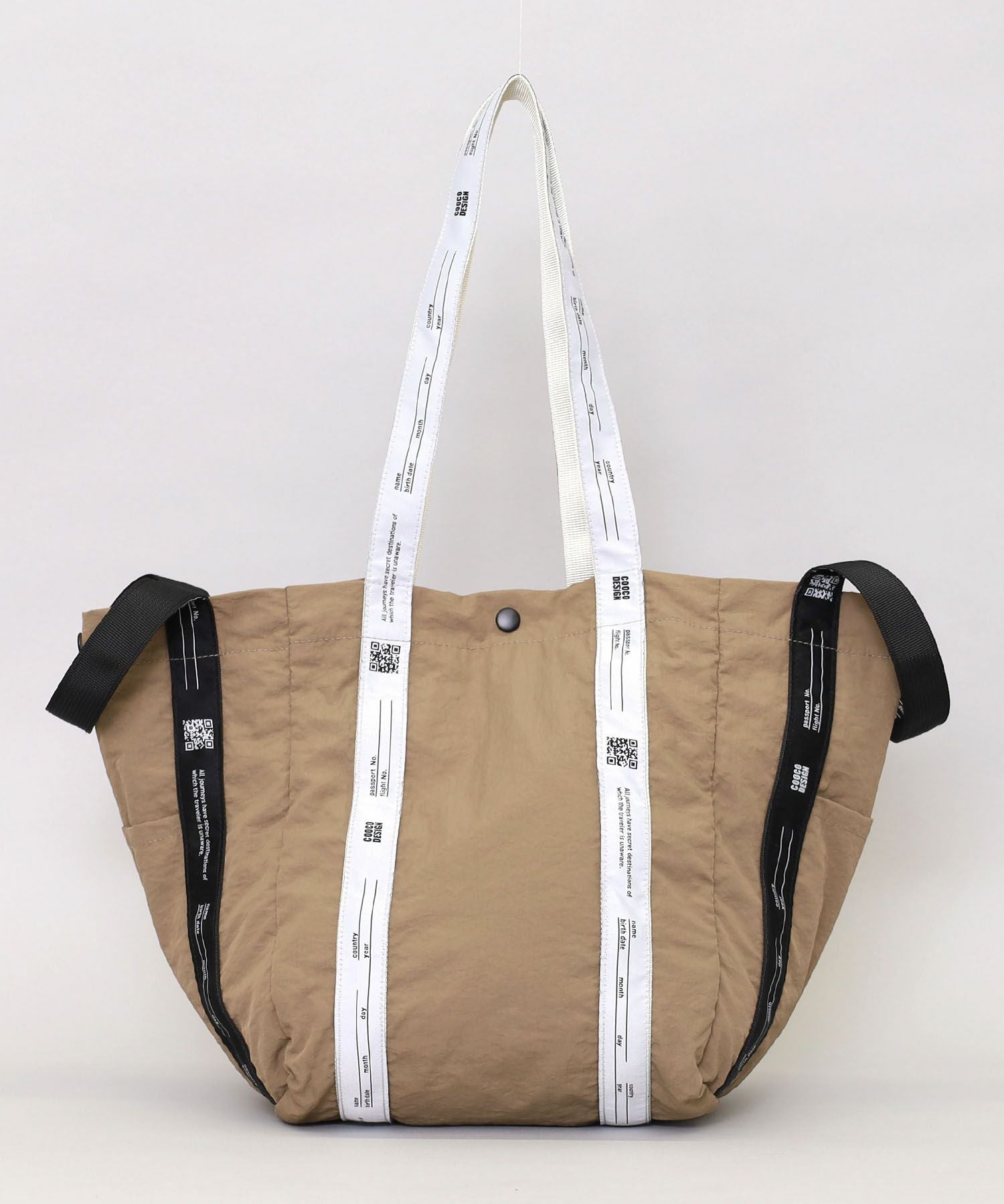 OUTLET SALE】COOCO クーコ 【オリジナルロゴテープハンドルトート