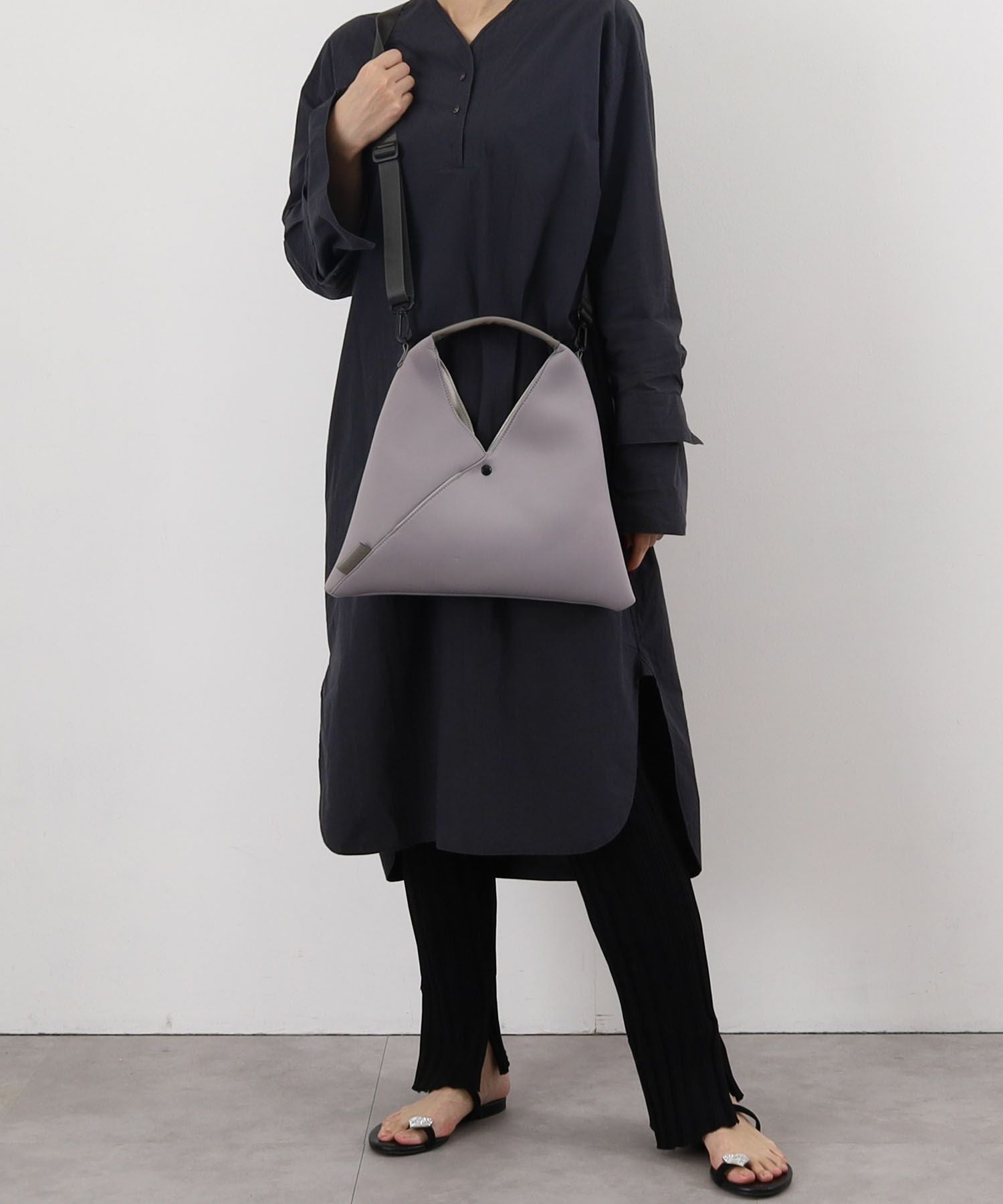 小物 c0co OUTLET SALE】COOCO クーコ 【ダイバー素材2WAYトート】 レディース