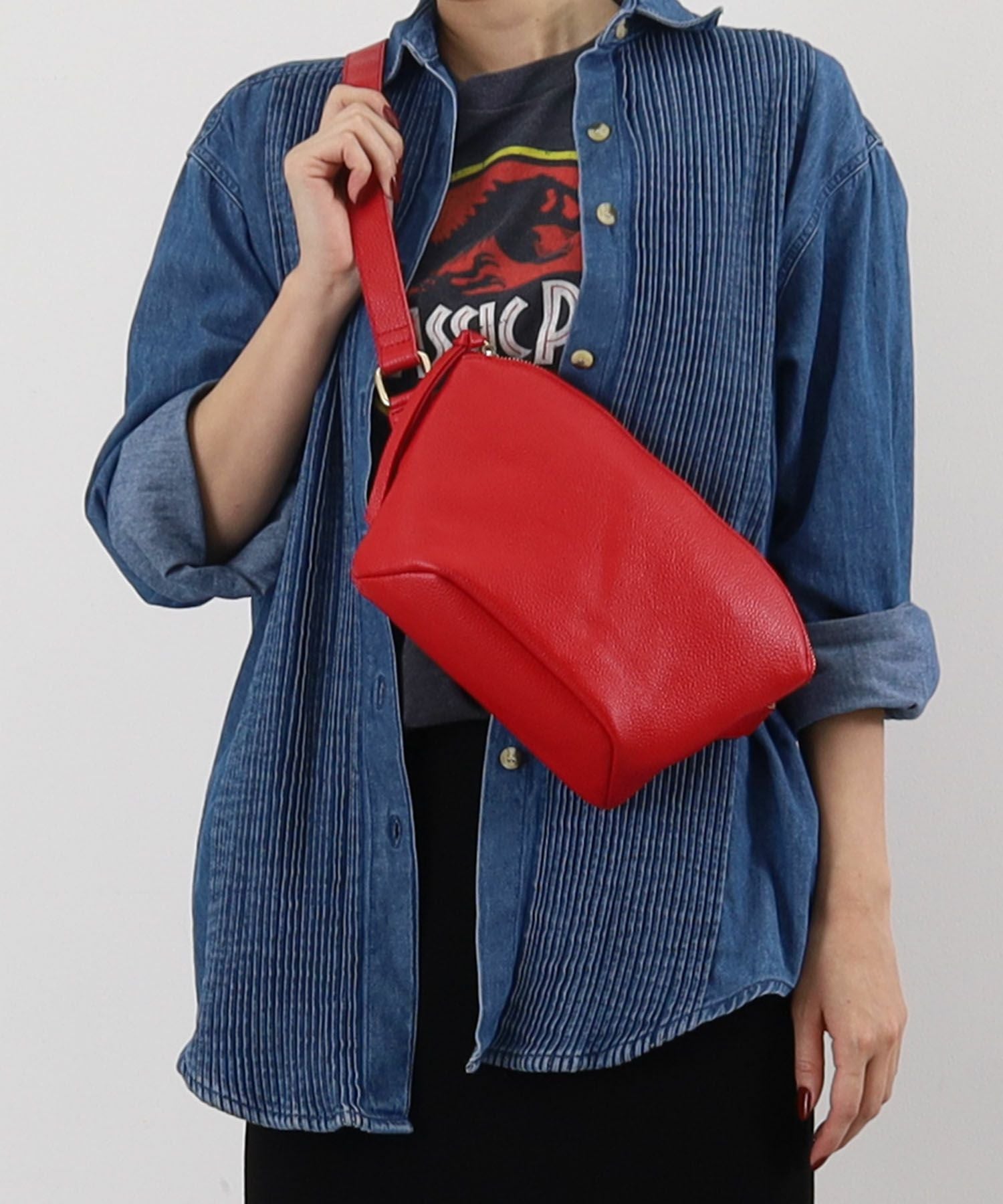 OUTLET SALE】COOCO クーコ 【本革ショルダーバッグ】 クーコ 本革