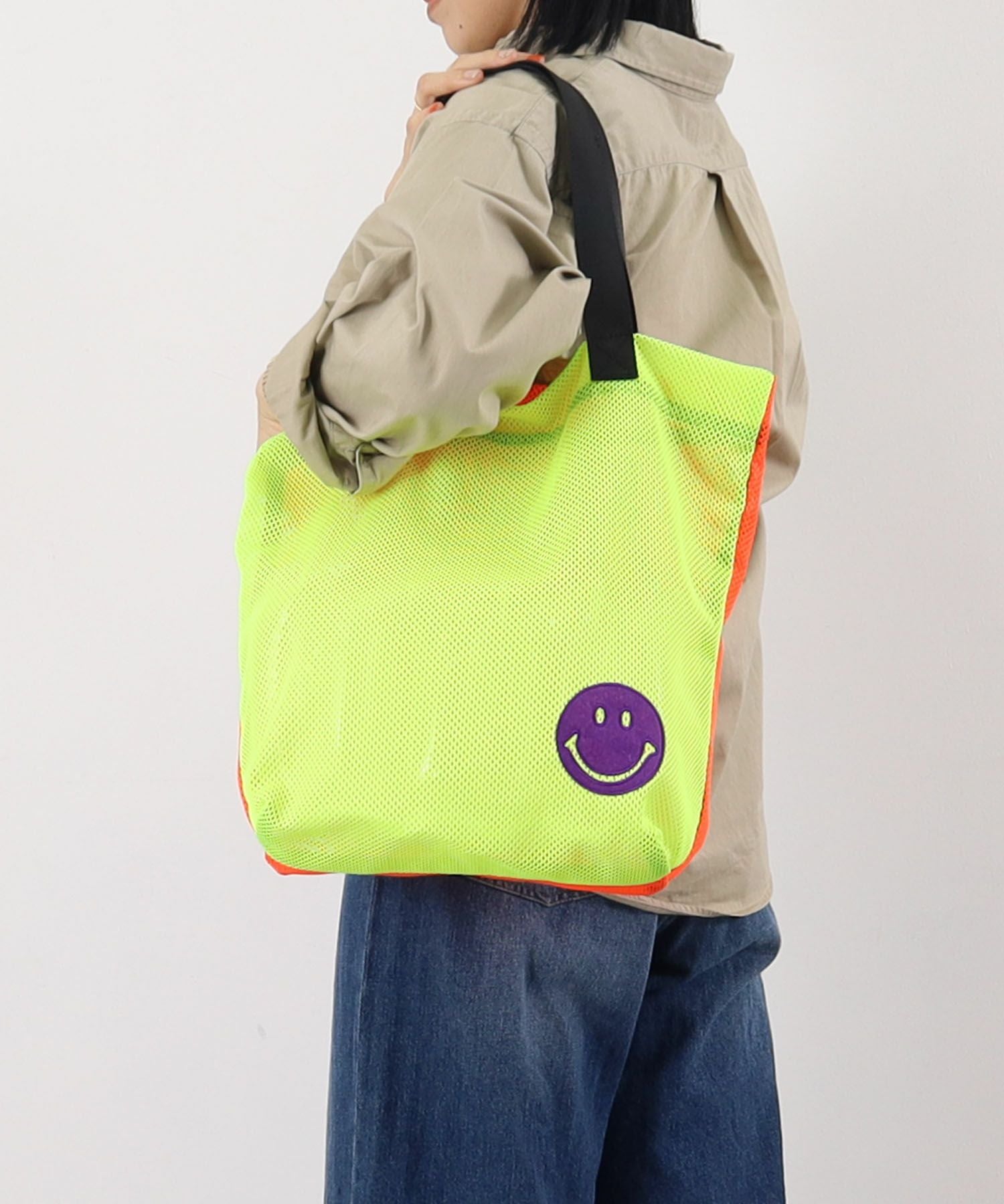 OUTLET SALE】クーコ COOCO SMILEY ダブルフェイスメッシュ
