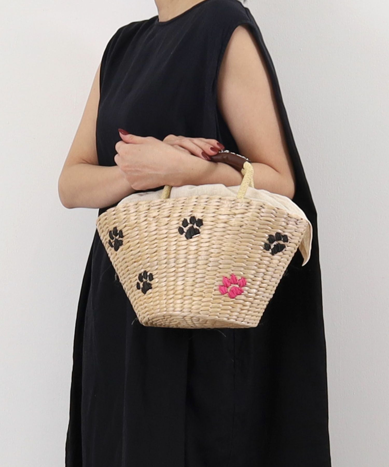 ツーママ様　オーダーカゴ完成品 OUTLET SALE】クーコ COOCO モチーフペーパー刺繍カゴバッグ | COO ONLINE