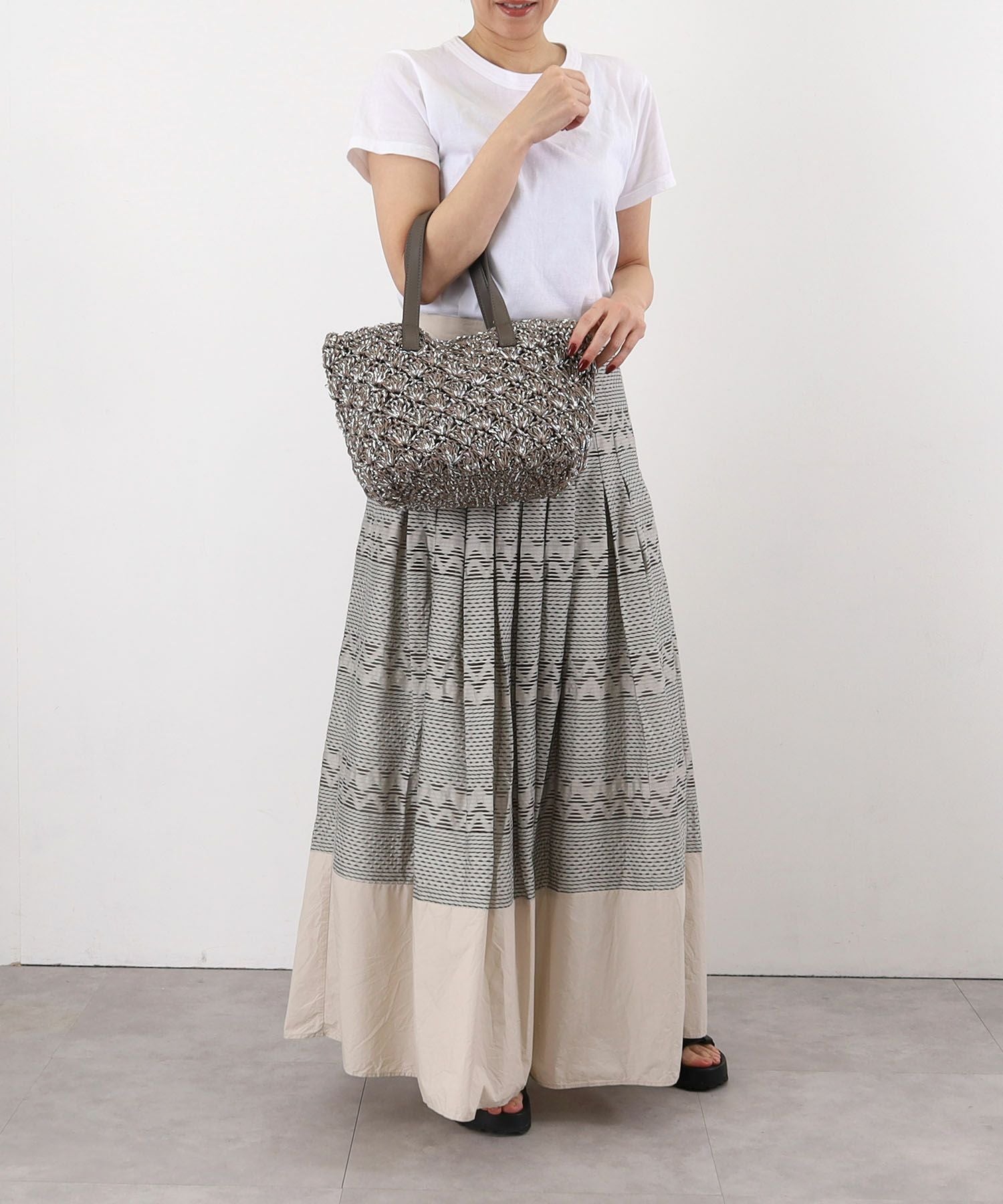 OUTLET SALE】クーコ COOCO ラメフィルム編込トートバッグ | COO ONLINE