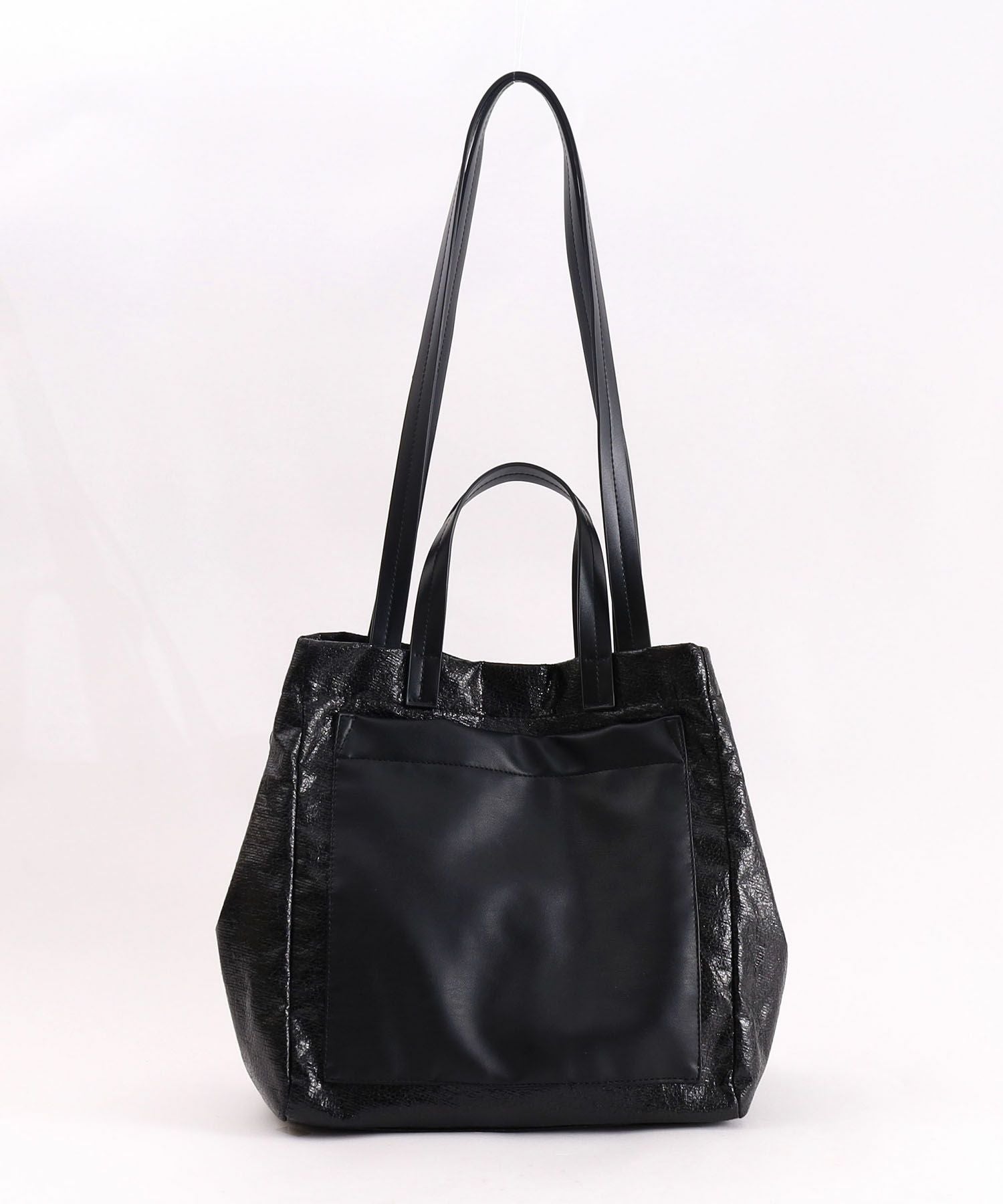 春夏物50％OFF】ナナノエル Nananoel lia メタリックビッグポケット